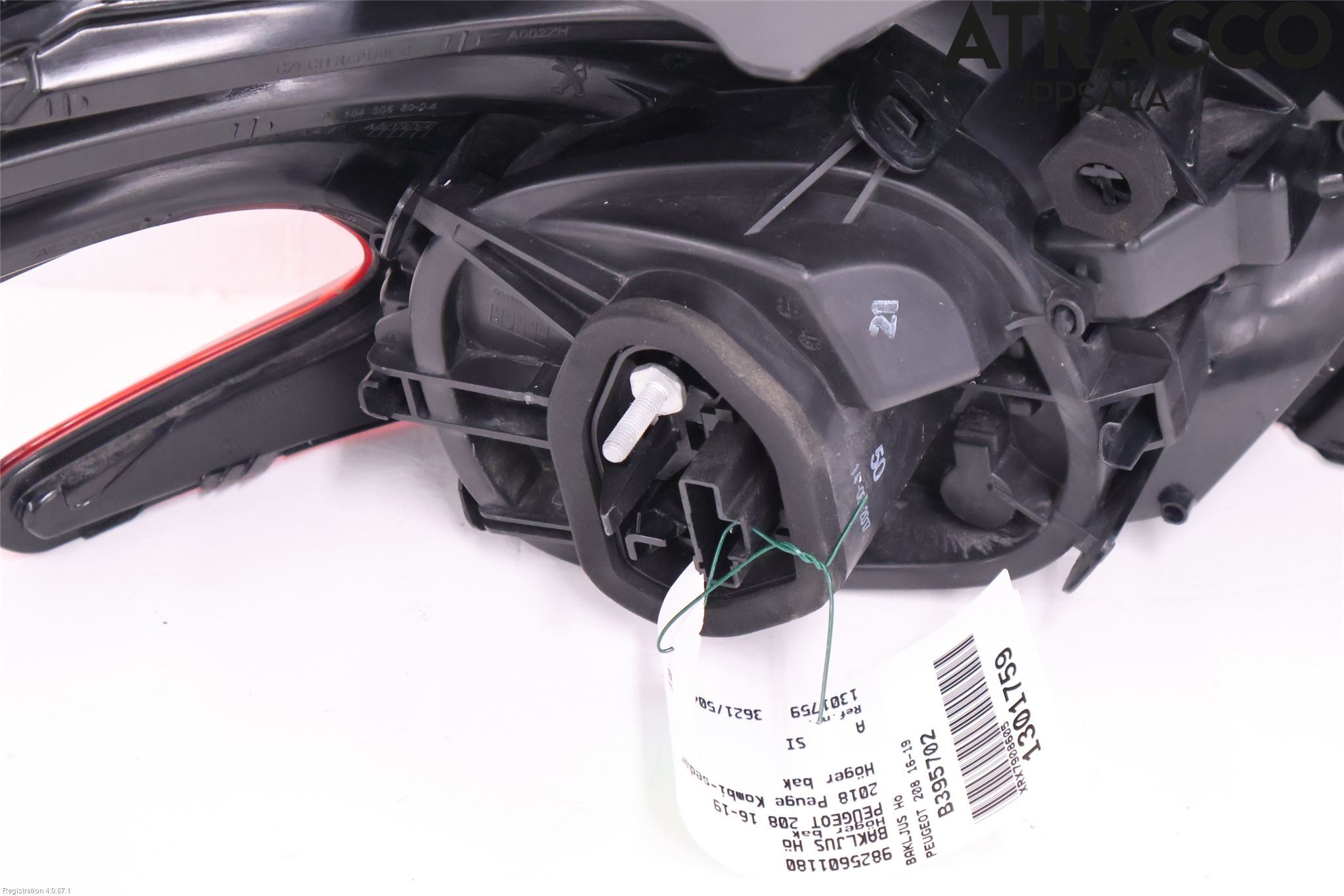 Peugeot PEUGOT 208 16-19 Bakljus Höger