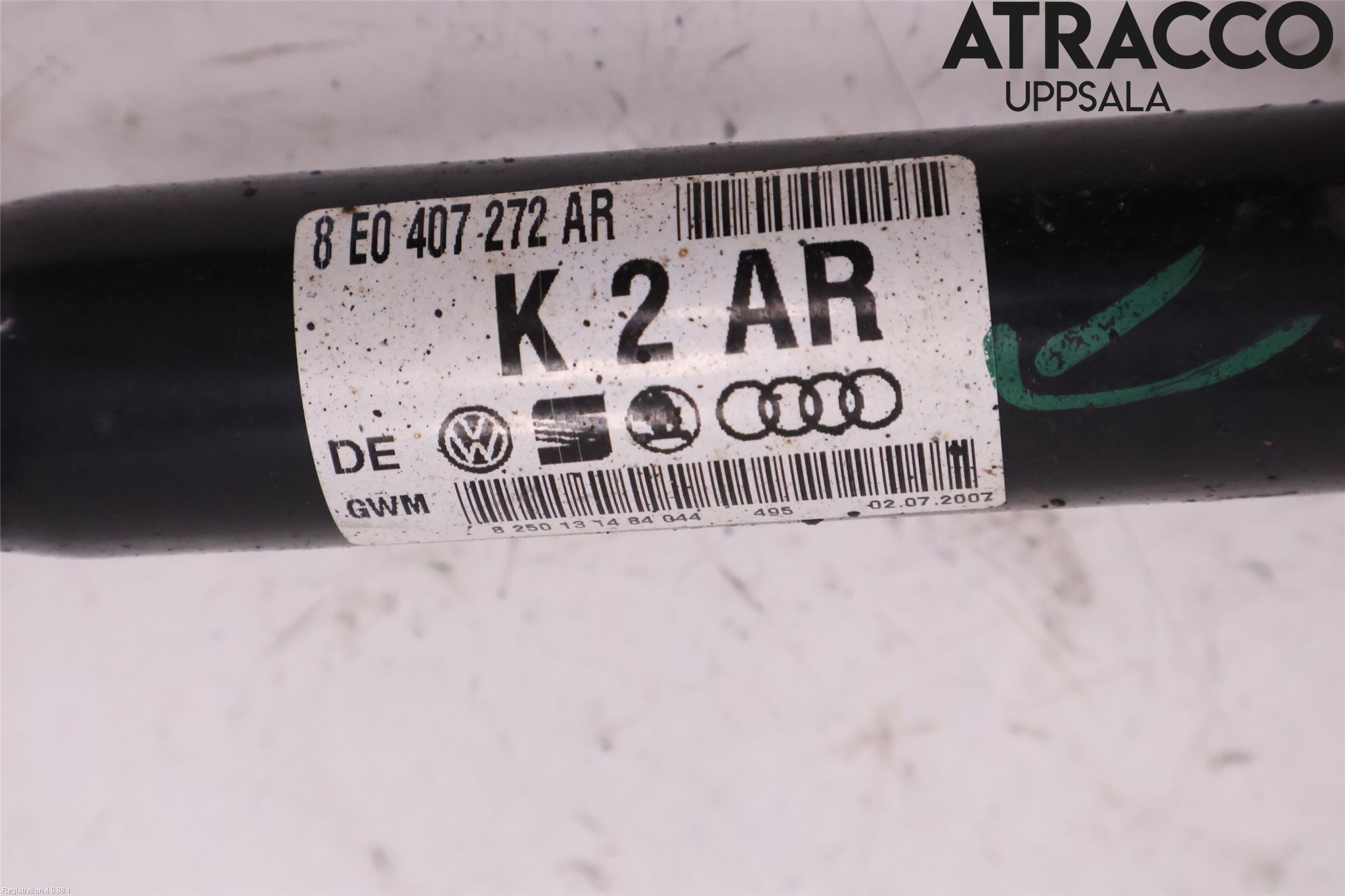 Audi A4/S4 05-07 Drivaxel Fram Höger