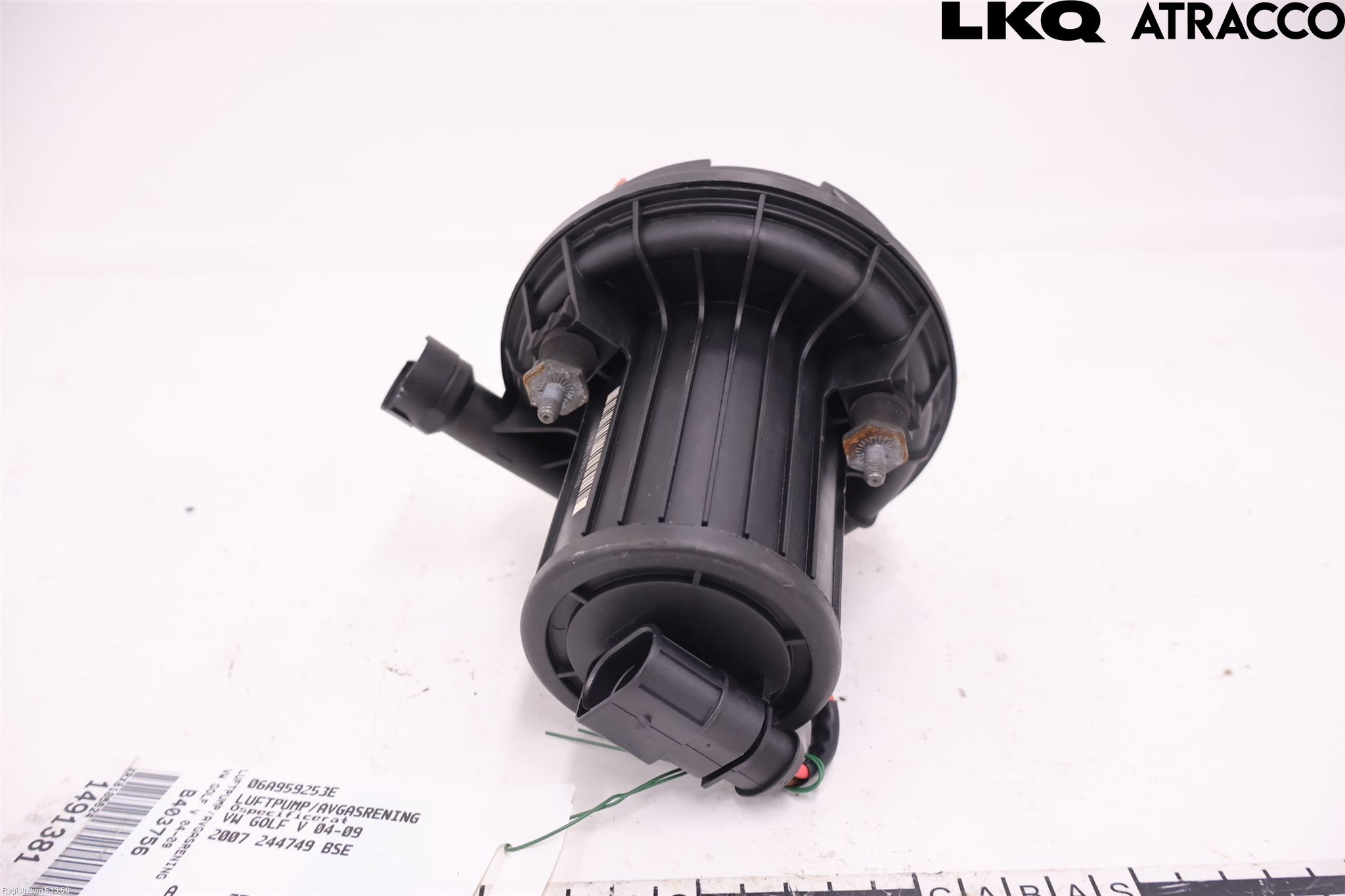 Volkswagen VW GOLF V 04-09 Luftpump-Avgasrening