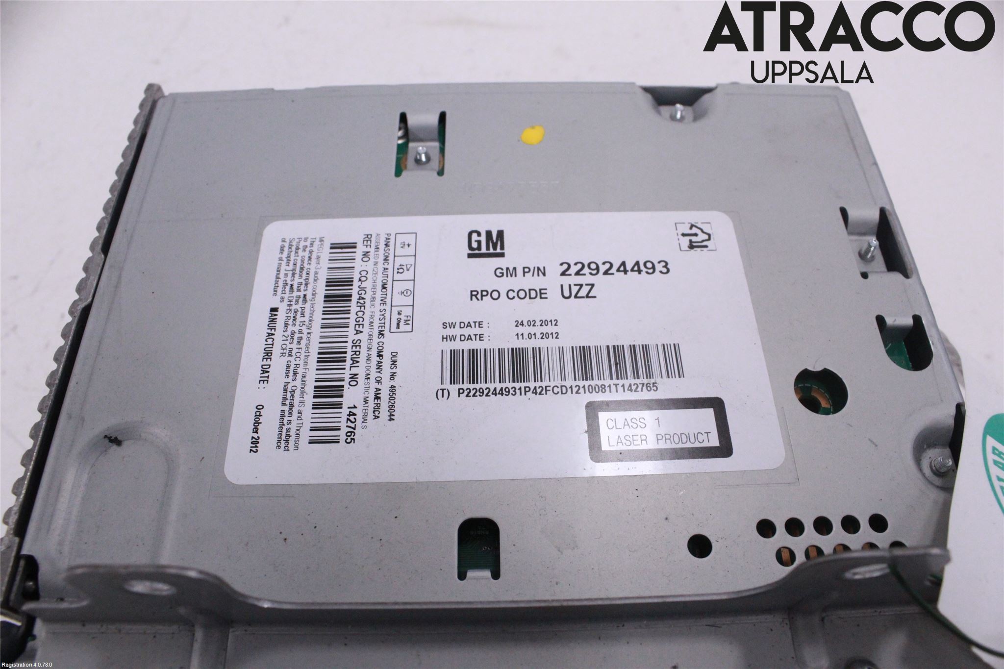 Opel INSIGNIA 09-16 Cd Radio - Multimediapanel