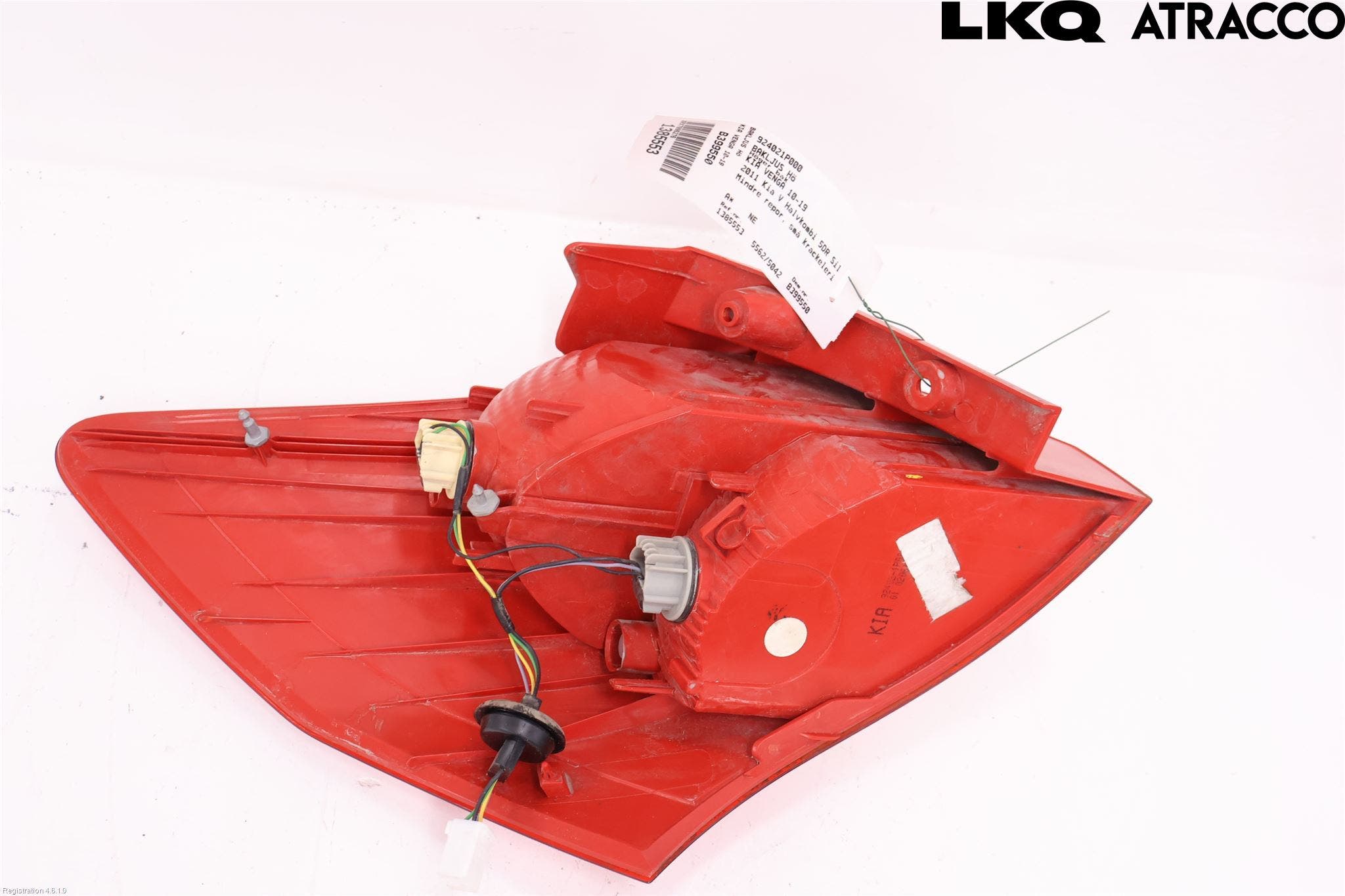 Kia VENGA 10-19 Bakljus Höger