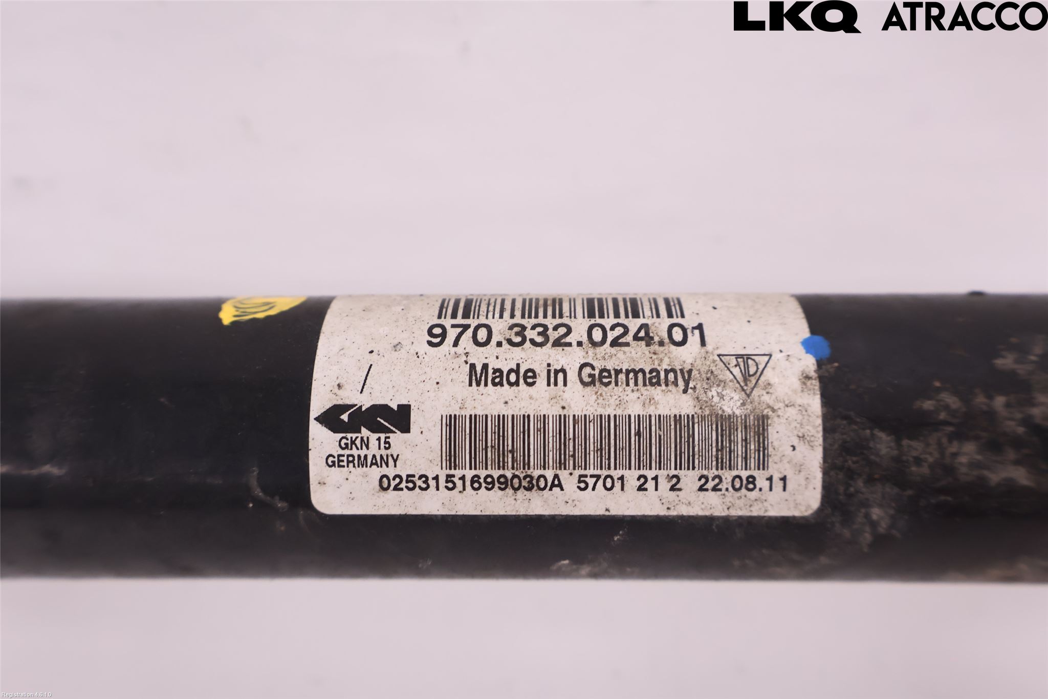 Porsche PANAMERA 09- Drivaxel Bak Vänster