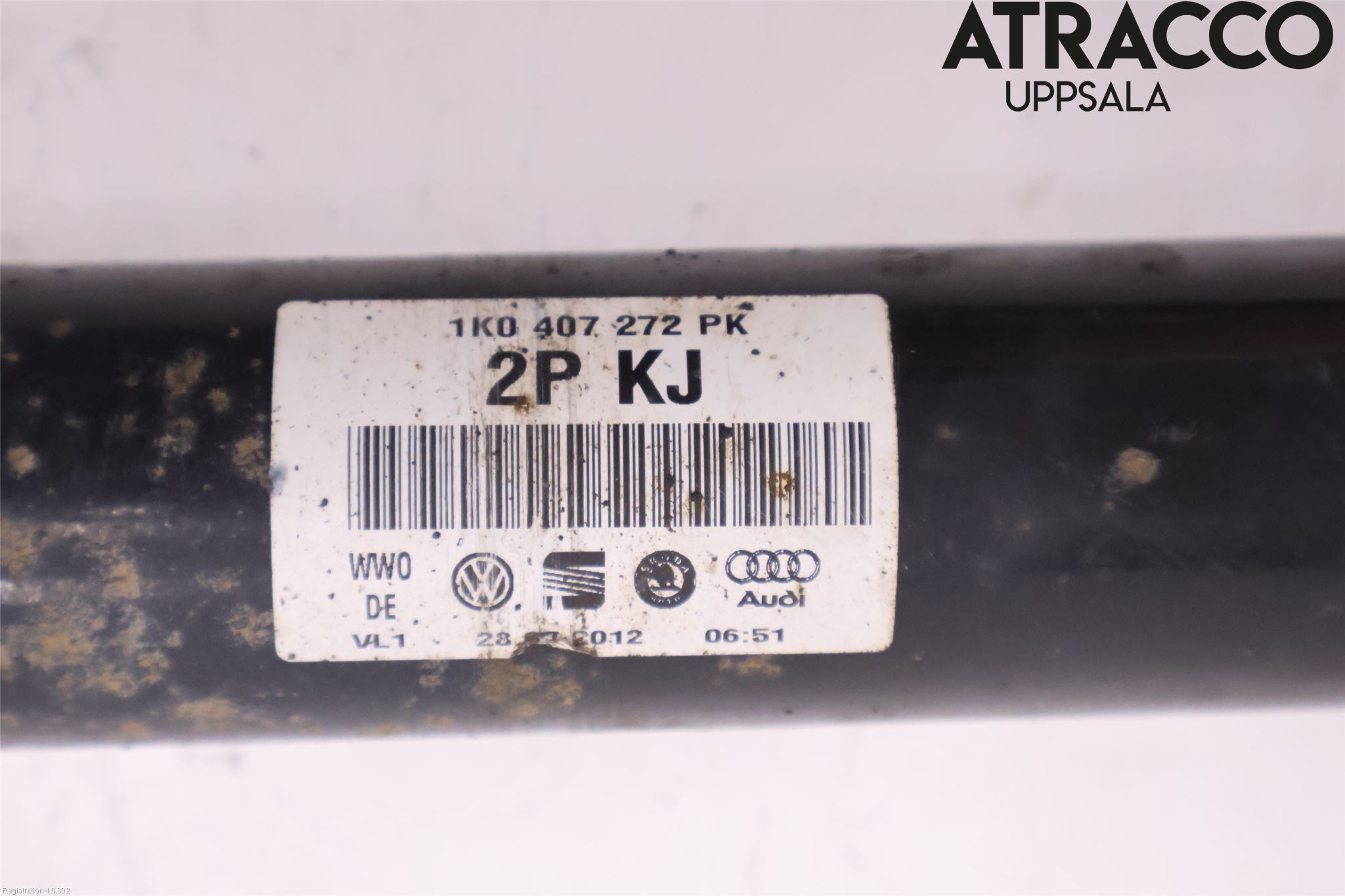 Volkswagen VW PASSAT 11-14 Drivaxel Fram Höger