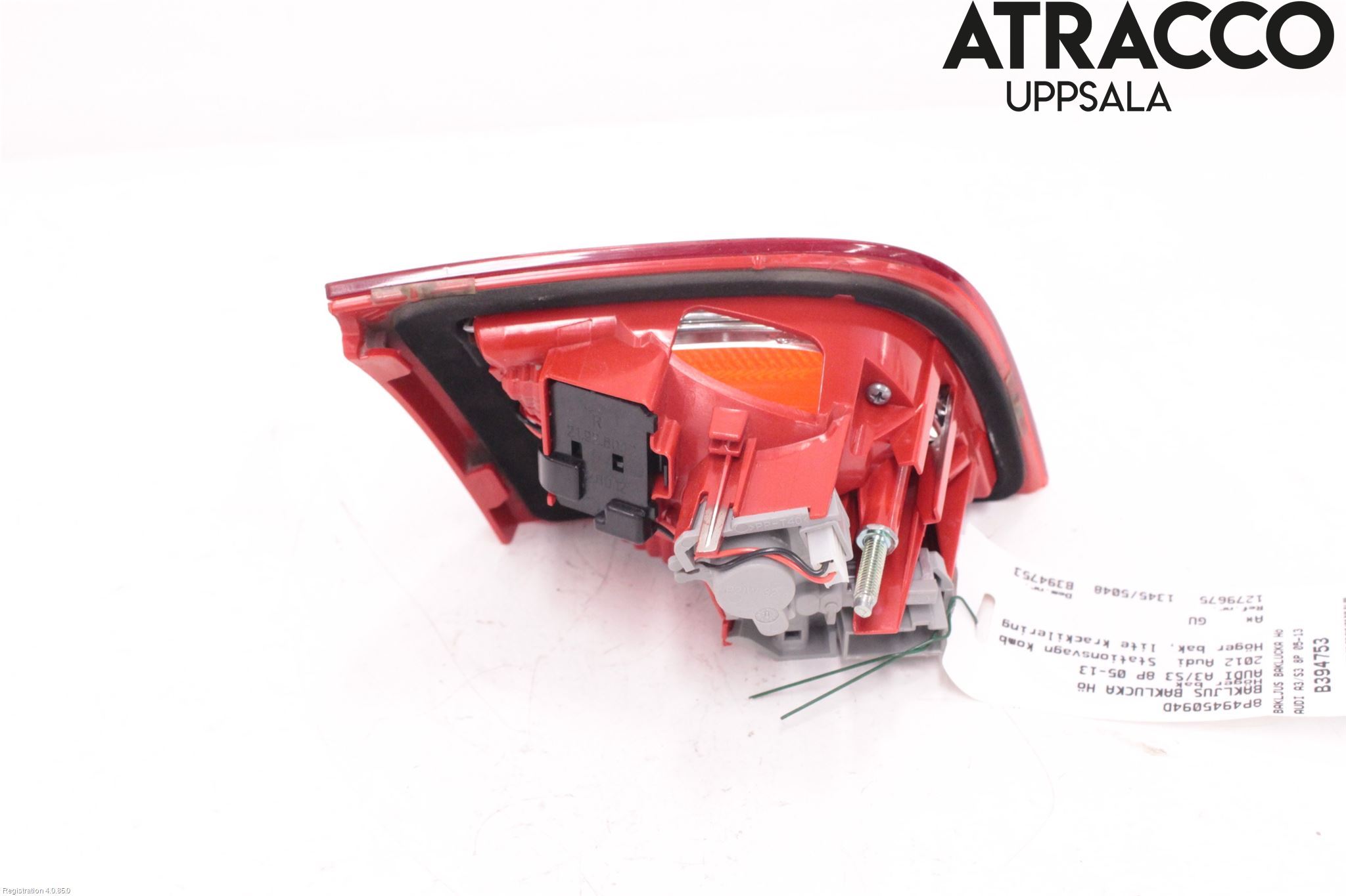 Audi A3/S3 05-13 Bakljus Lucka Hö