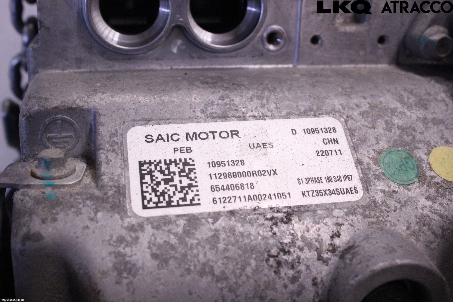 MG MARVEL R 22- Motor Elektrisk Bak