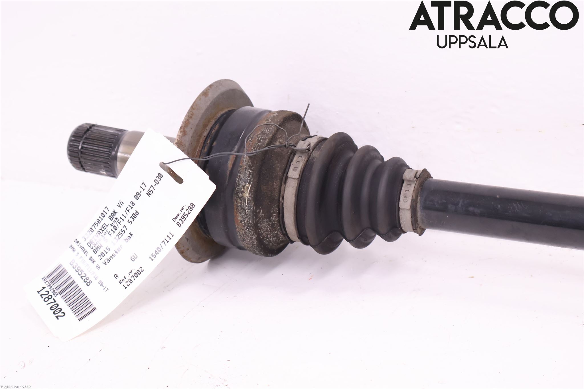 BMW 5 F10/F11/F18 09-17 Drivaxel Bak Vänster
