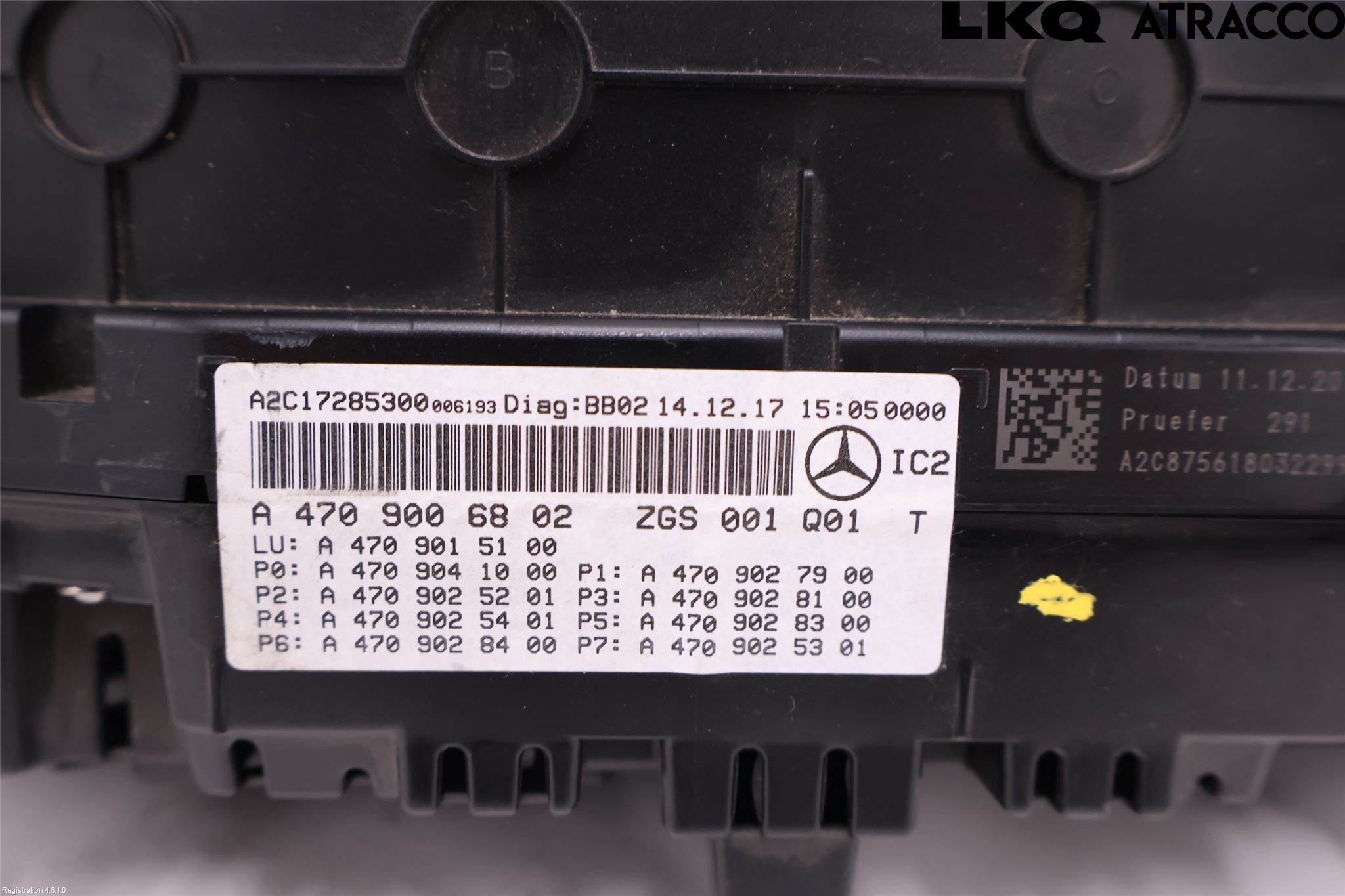 Mercedes-Benz MB X-KLASS (BR 470) 18-20 Instrument Komb