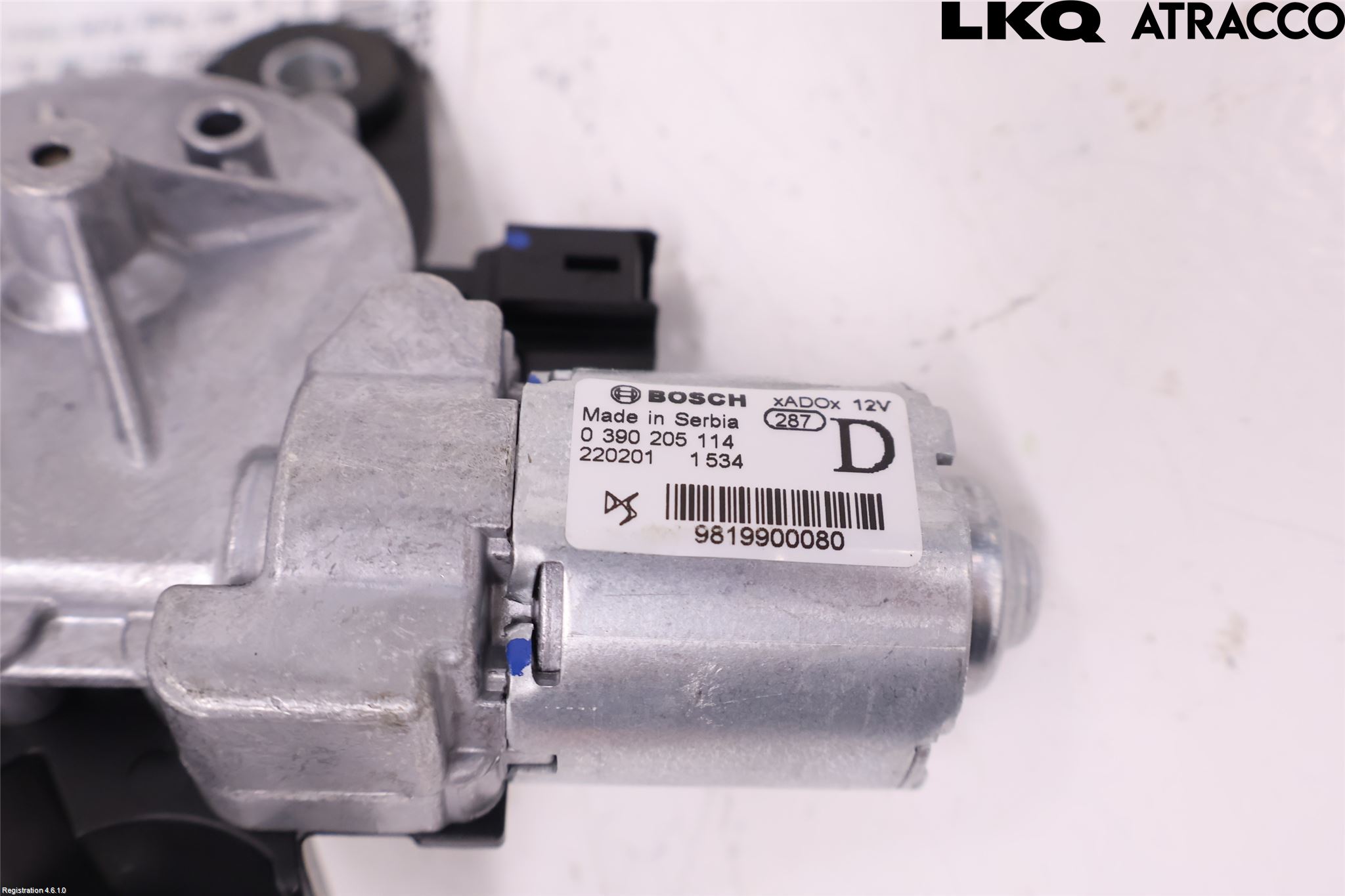 Peugeot 2008/E-2008 20- Torkarmotor Baklucka