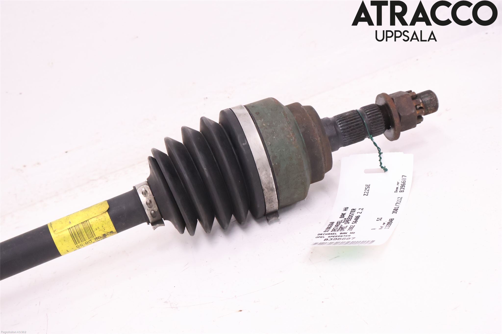 Opel SPEEDSTER Drivaxel Bak Höger