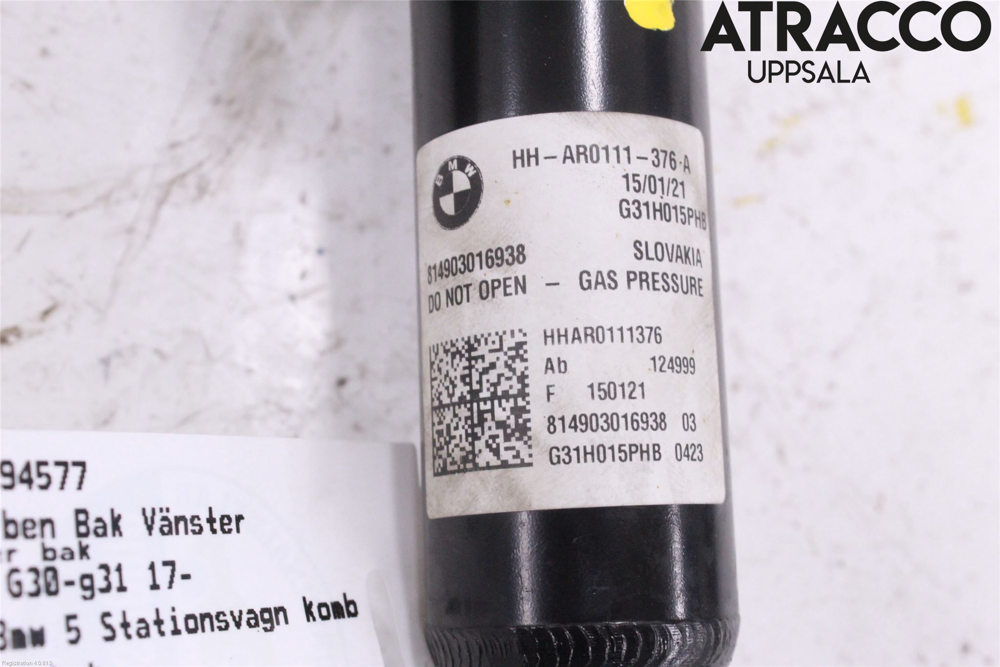 BMW 5 G30/G31/F90 17-23 Fjäderben Bak Vänster