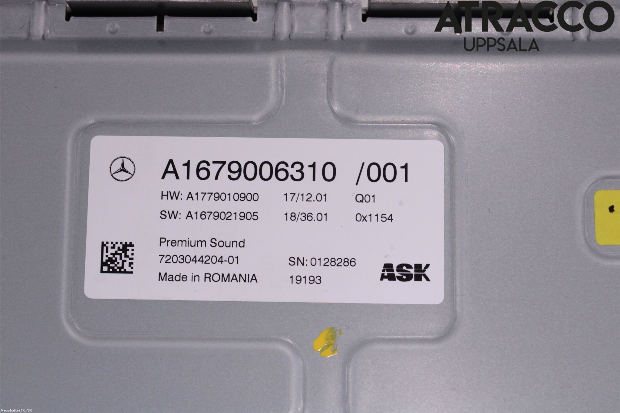 Mercedes-Benz MB GLS-KLASS (X167) 20- Radio-Stereo Förstärkare