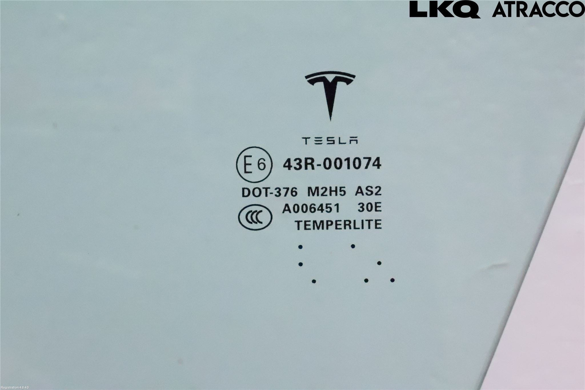 Tesla MODEL S 13- Dörruta Fram Vänster