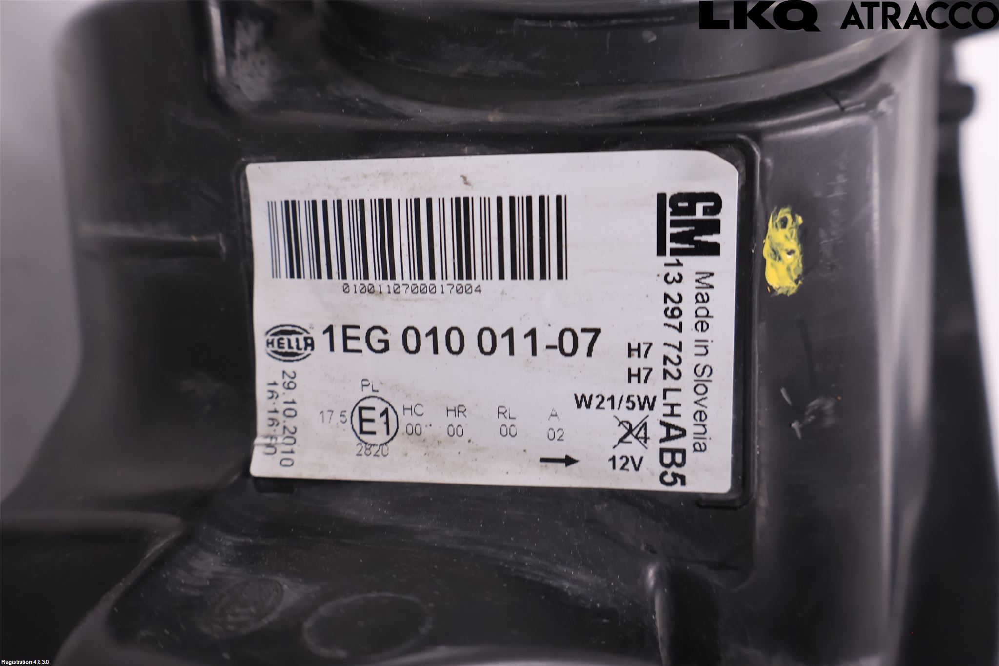 Opel ASTRA J 10-15 Strålkastare Vänster