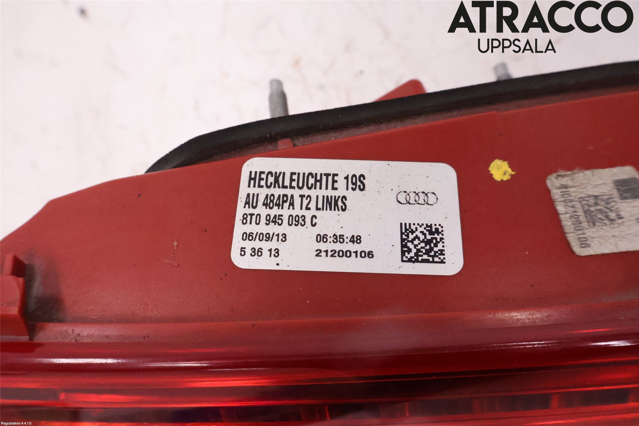 Audi A5 07-16 Bakljus Lucka Vä