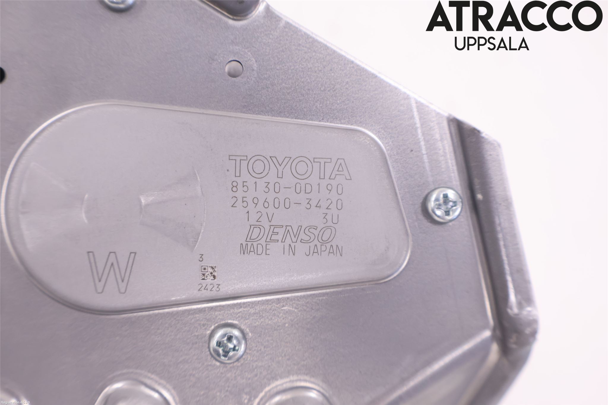 Toyota YARIS XP130 15-20 Torkarmotor Baklucka