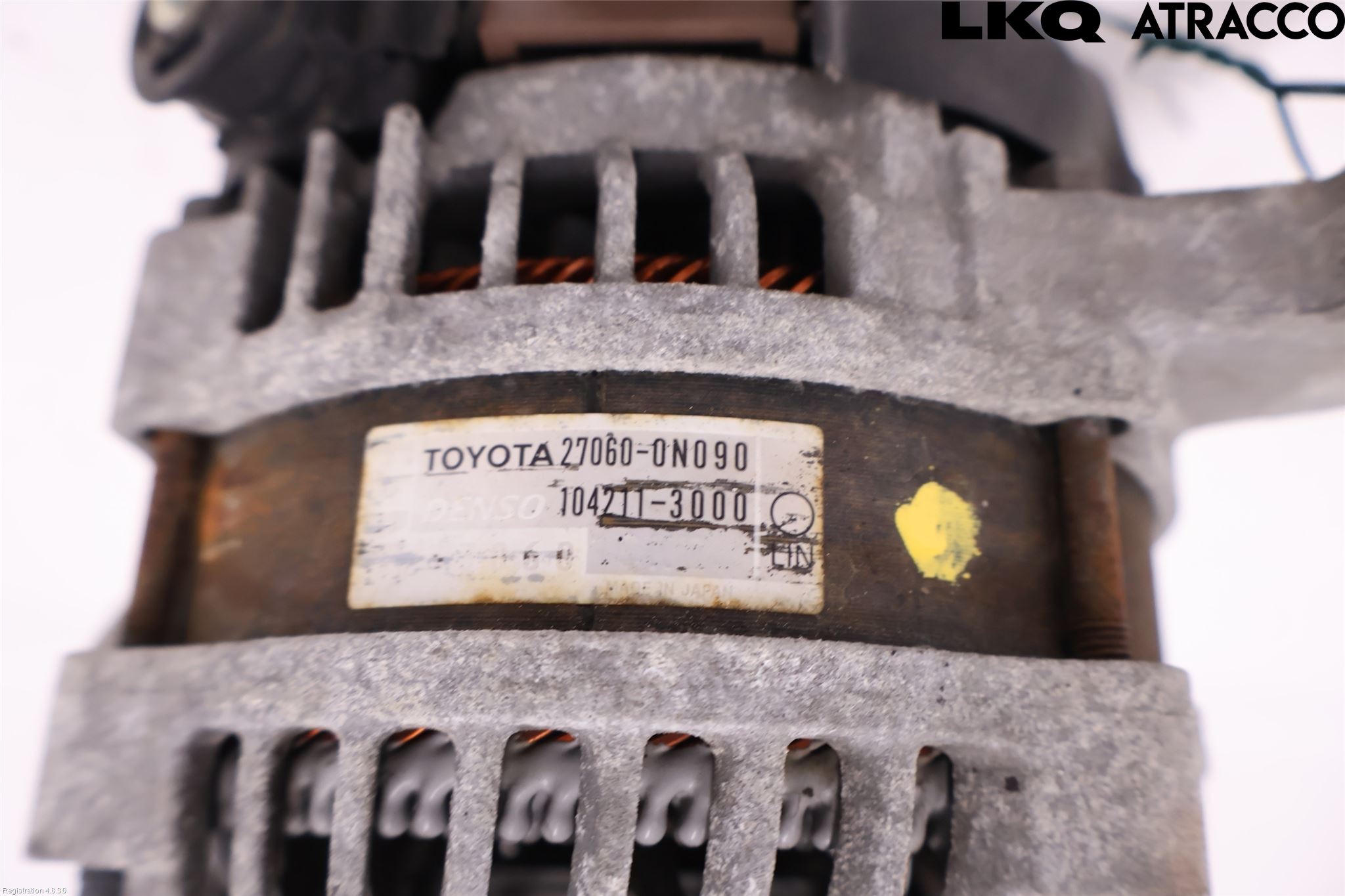 Toyota YARIS XP130 12-14 Generator