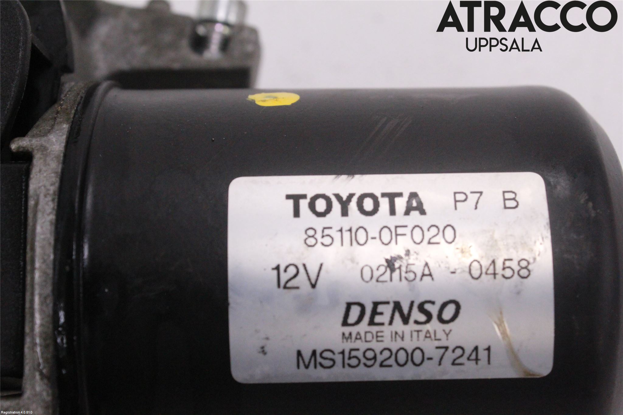 Toyota COROLLA VERSO 04-07 Torkarmekanism Vindruta