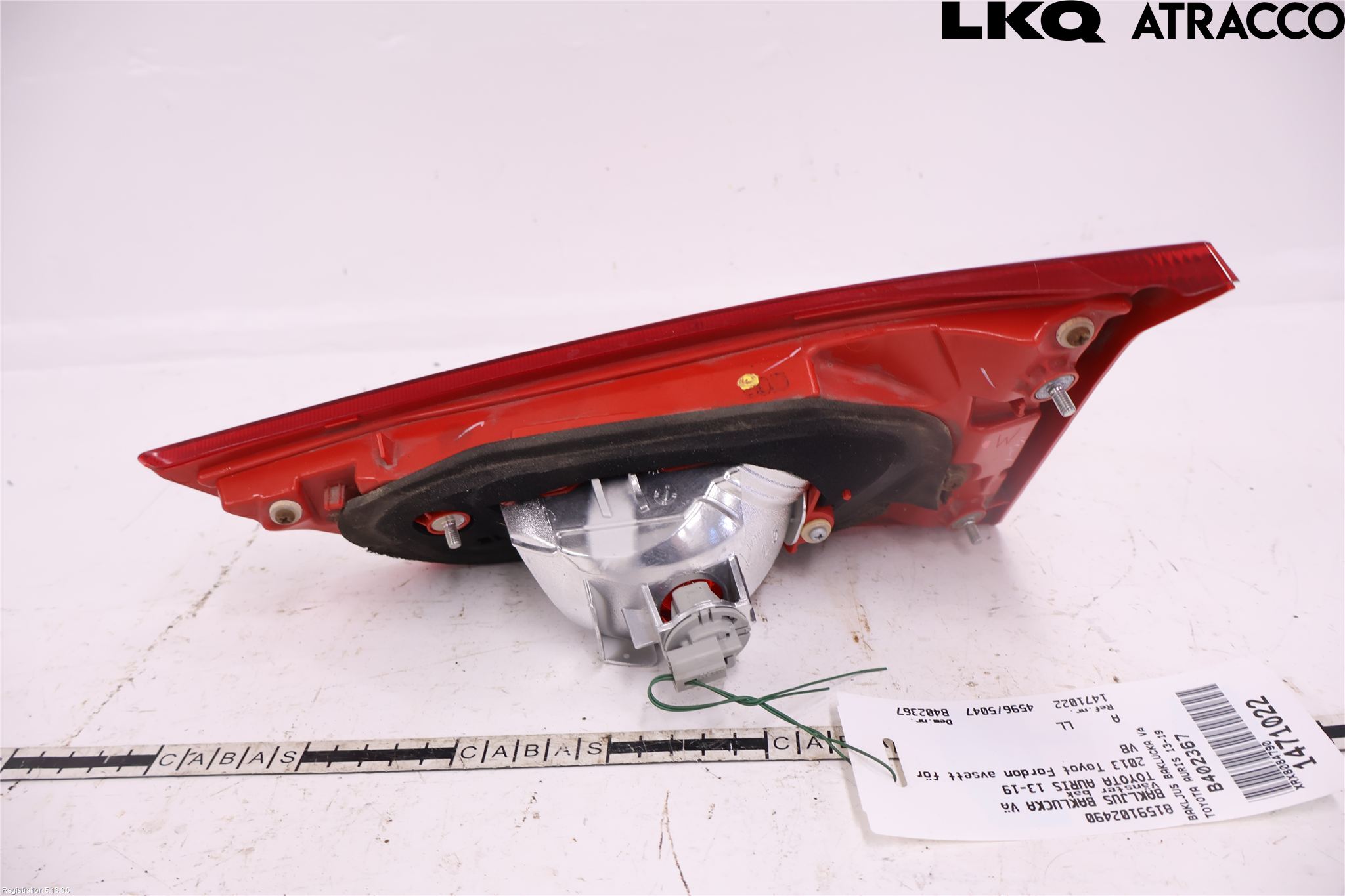 Toyota AURIS 13-19 Bakljus Lucka Vä