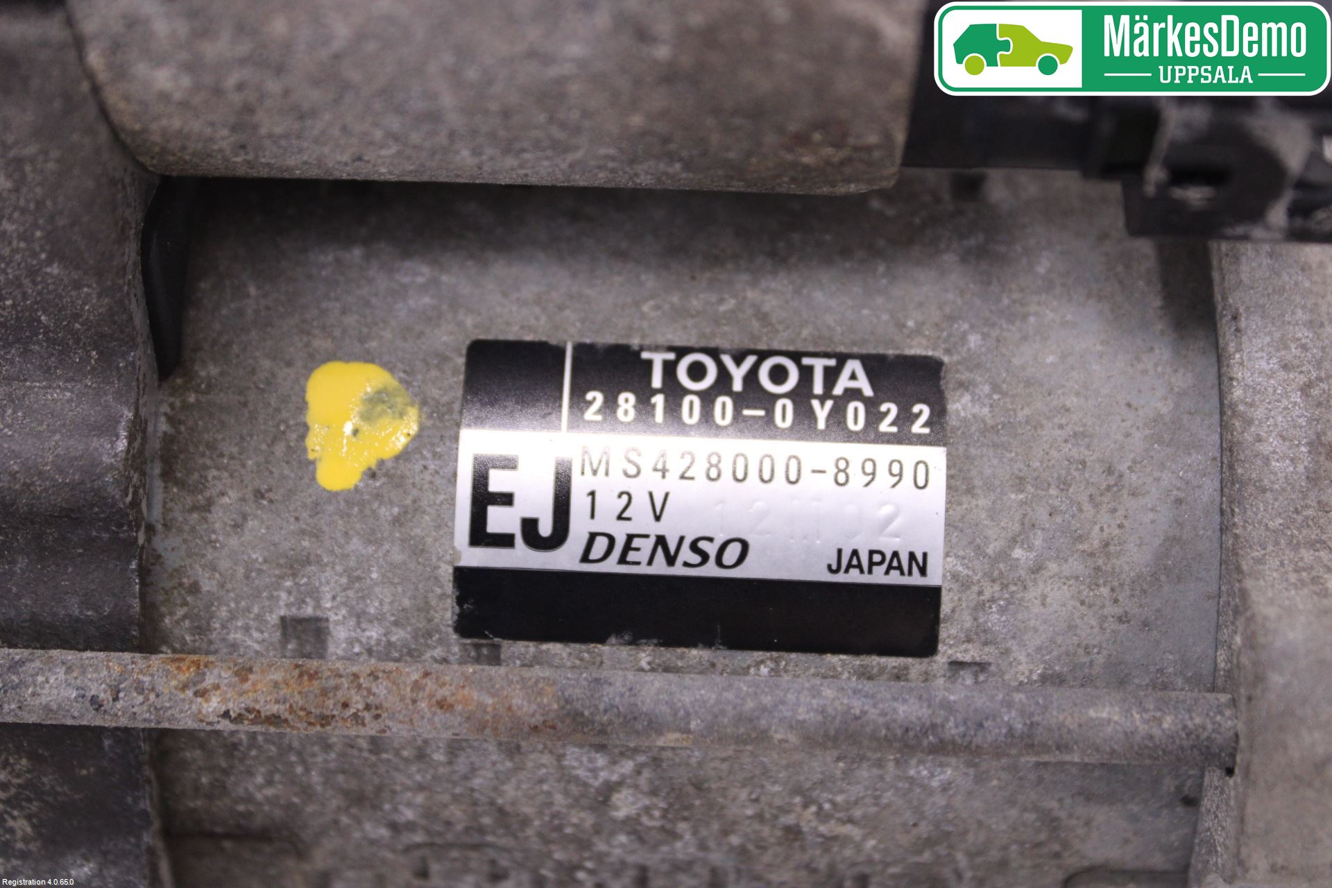 Toyota YARIS XP90 06-11 Startmotor