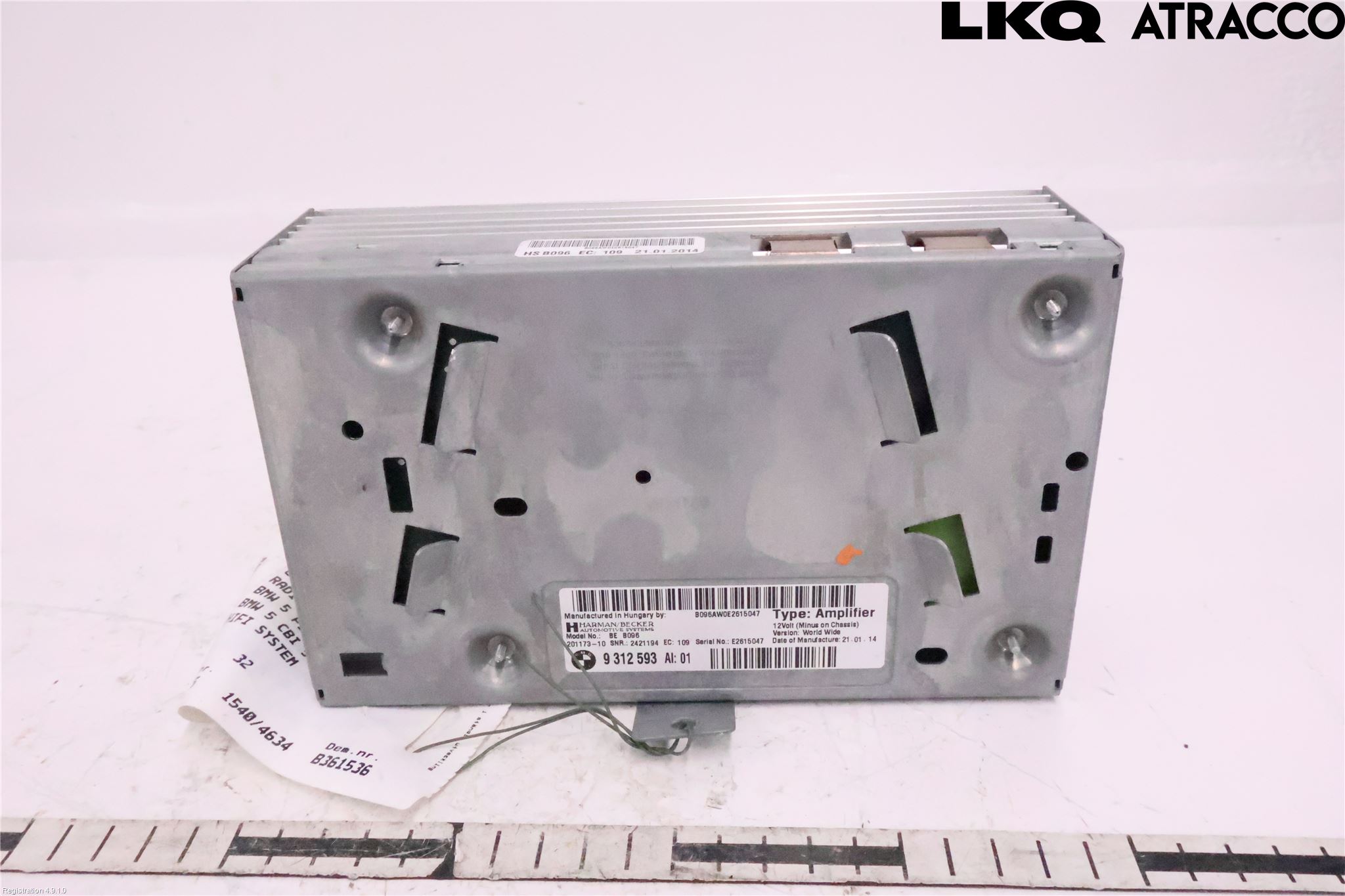 BMW 5 F10/F11/F18 09-17 Radio-Stereo Förstärkare