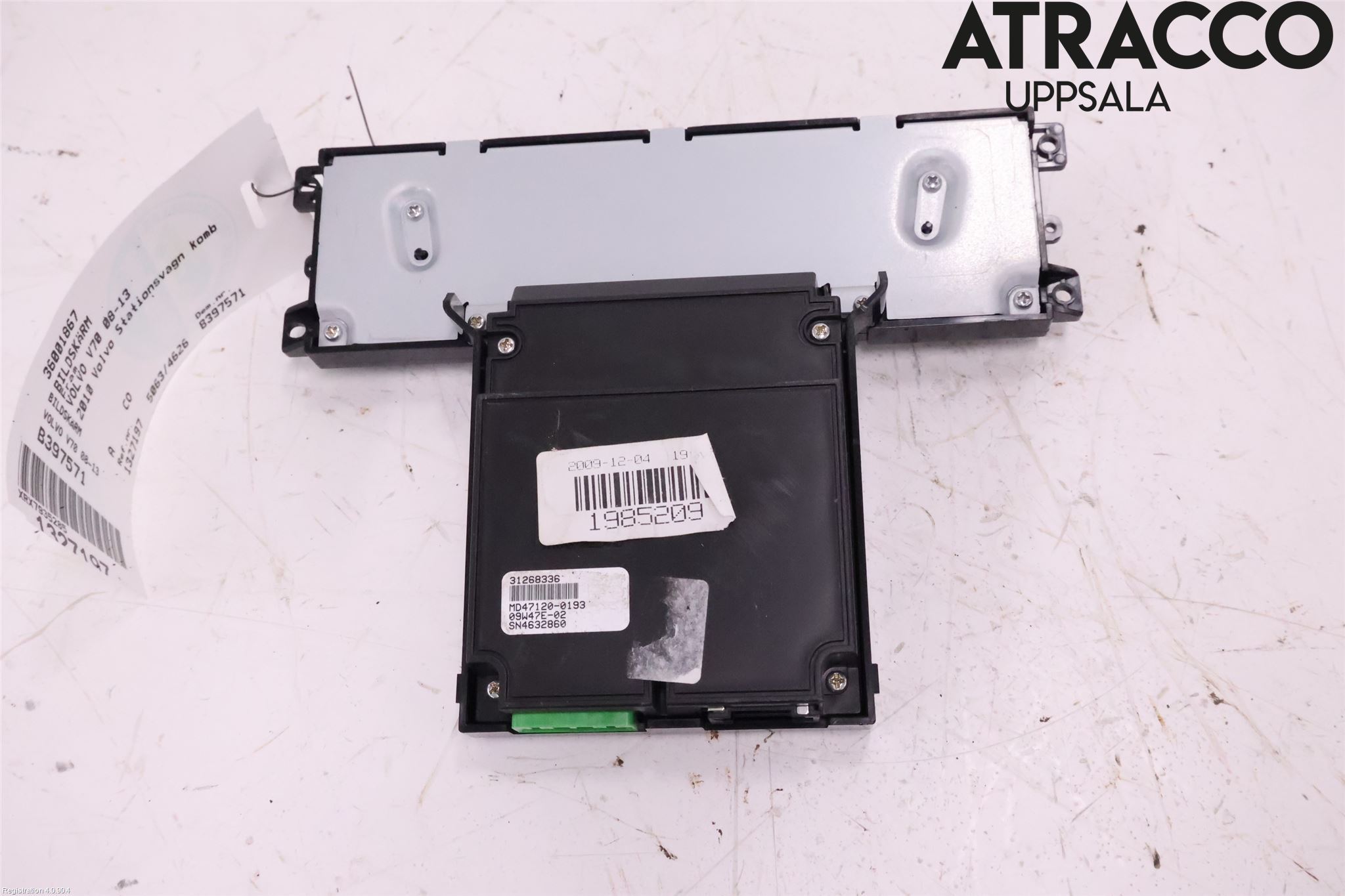 Volvo V70 08-13 Bildskärm