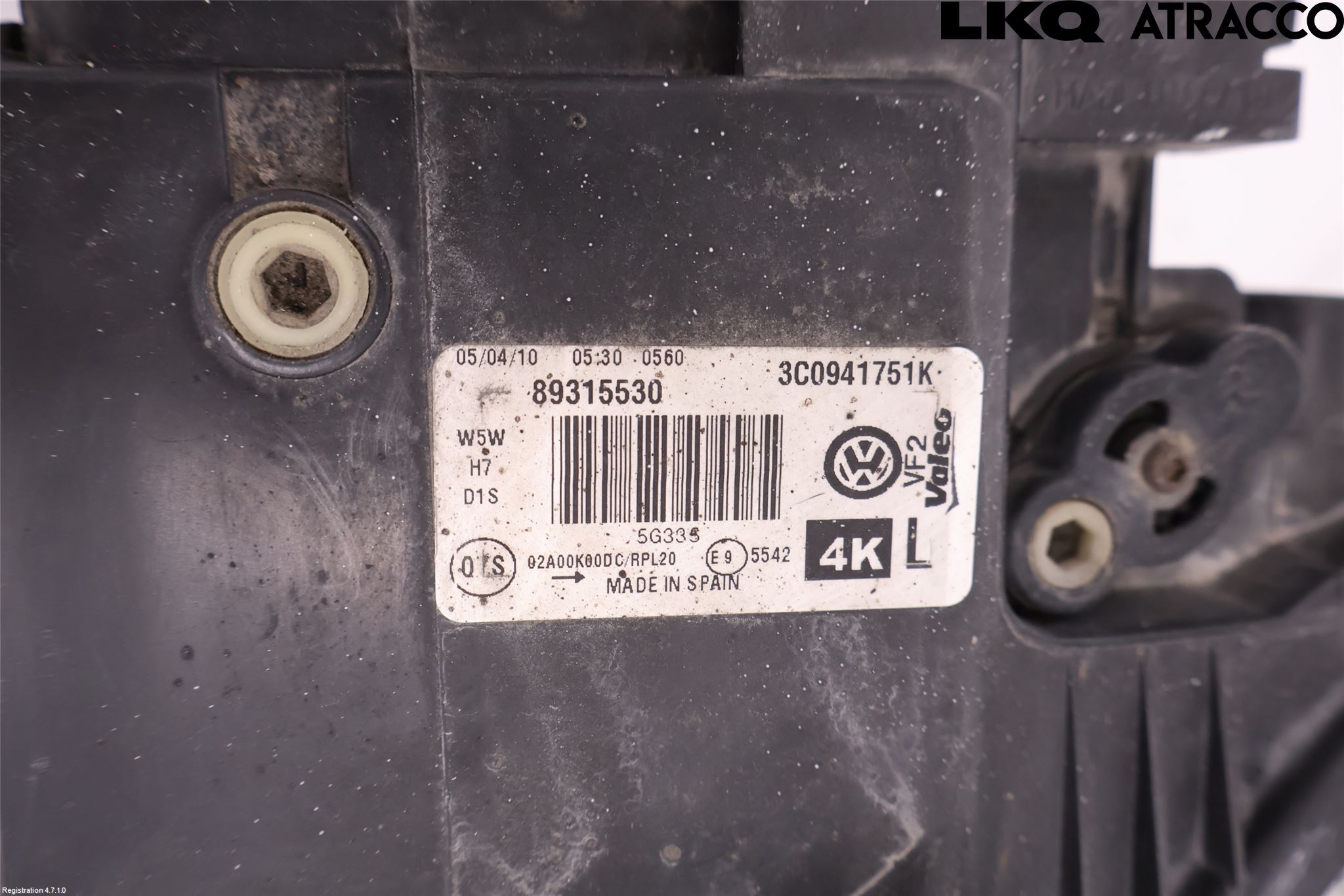 Volkswagen VW PASSAT 05-11 Strålkastare Vänster