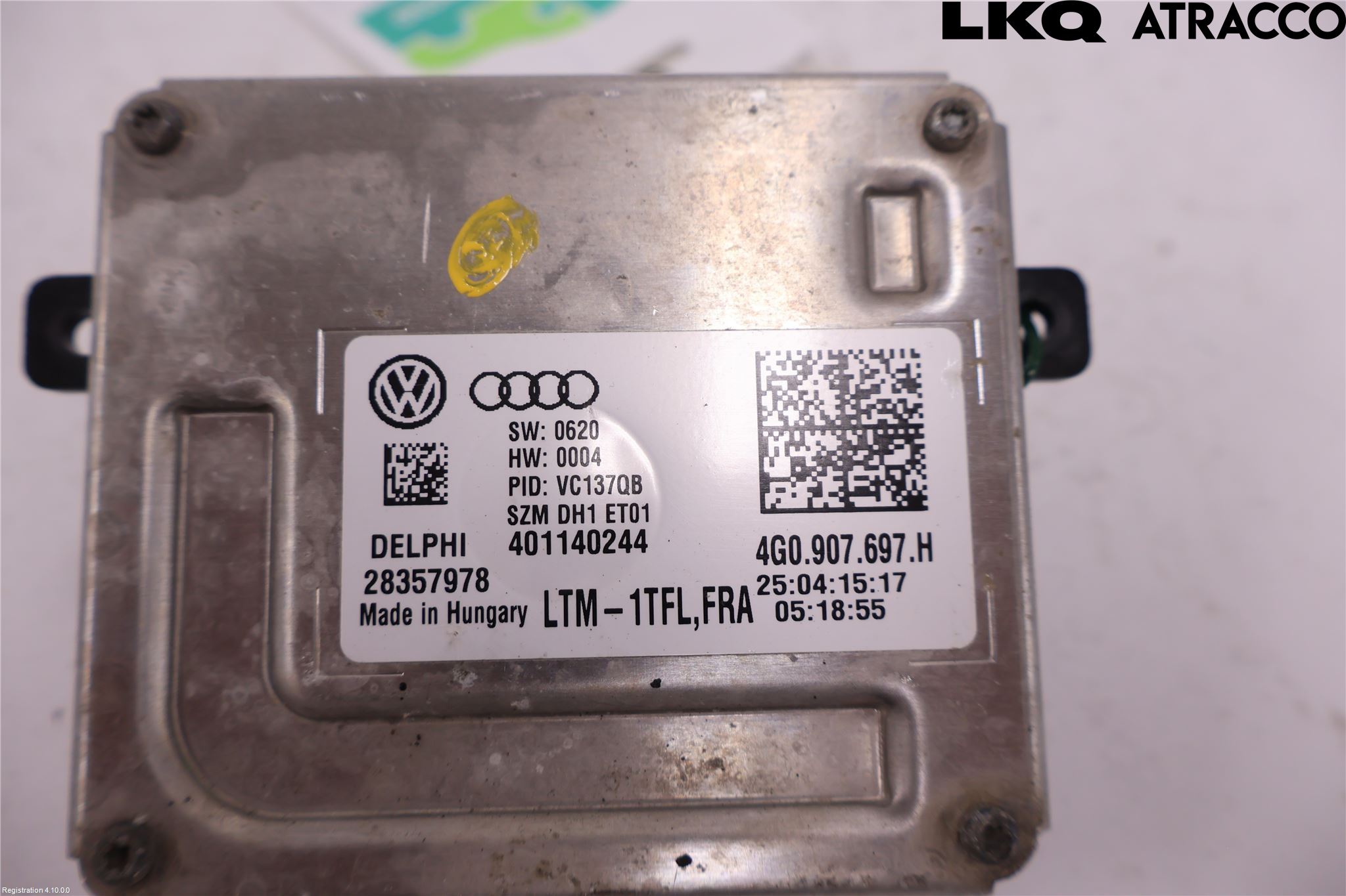 Volkswagen VW PASSAT 15-19 Styrenhet Strålkastare
