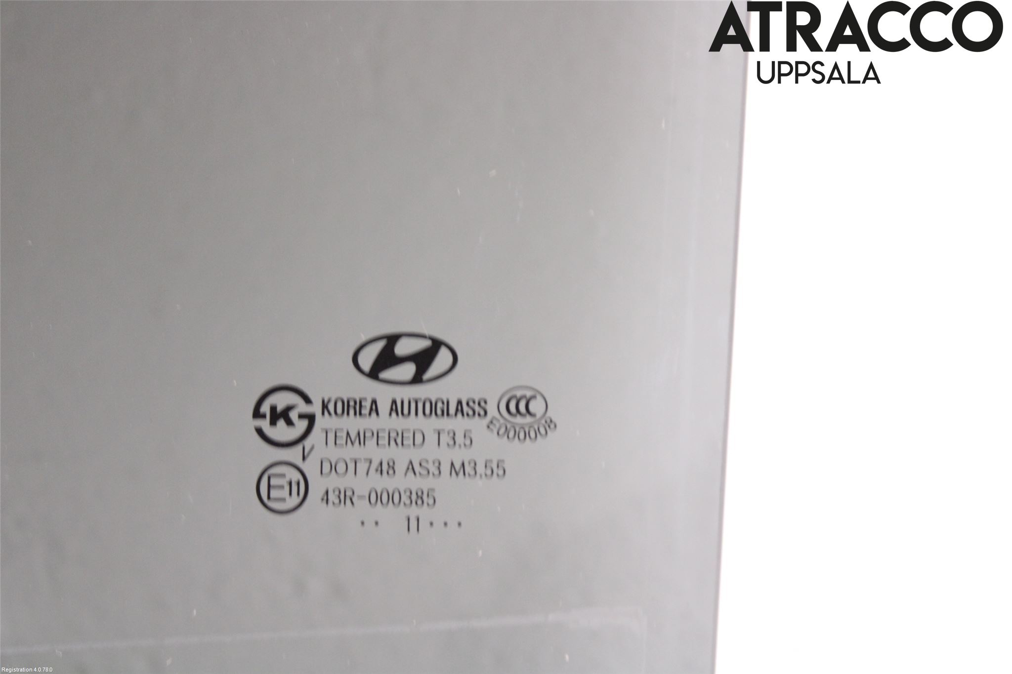 Hyundai SANTA FE  06-12 Dörruta Bak Vänster