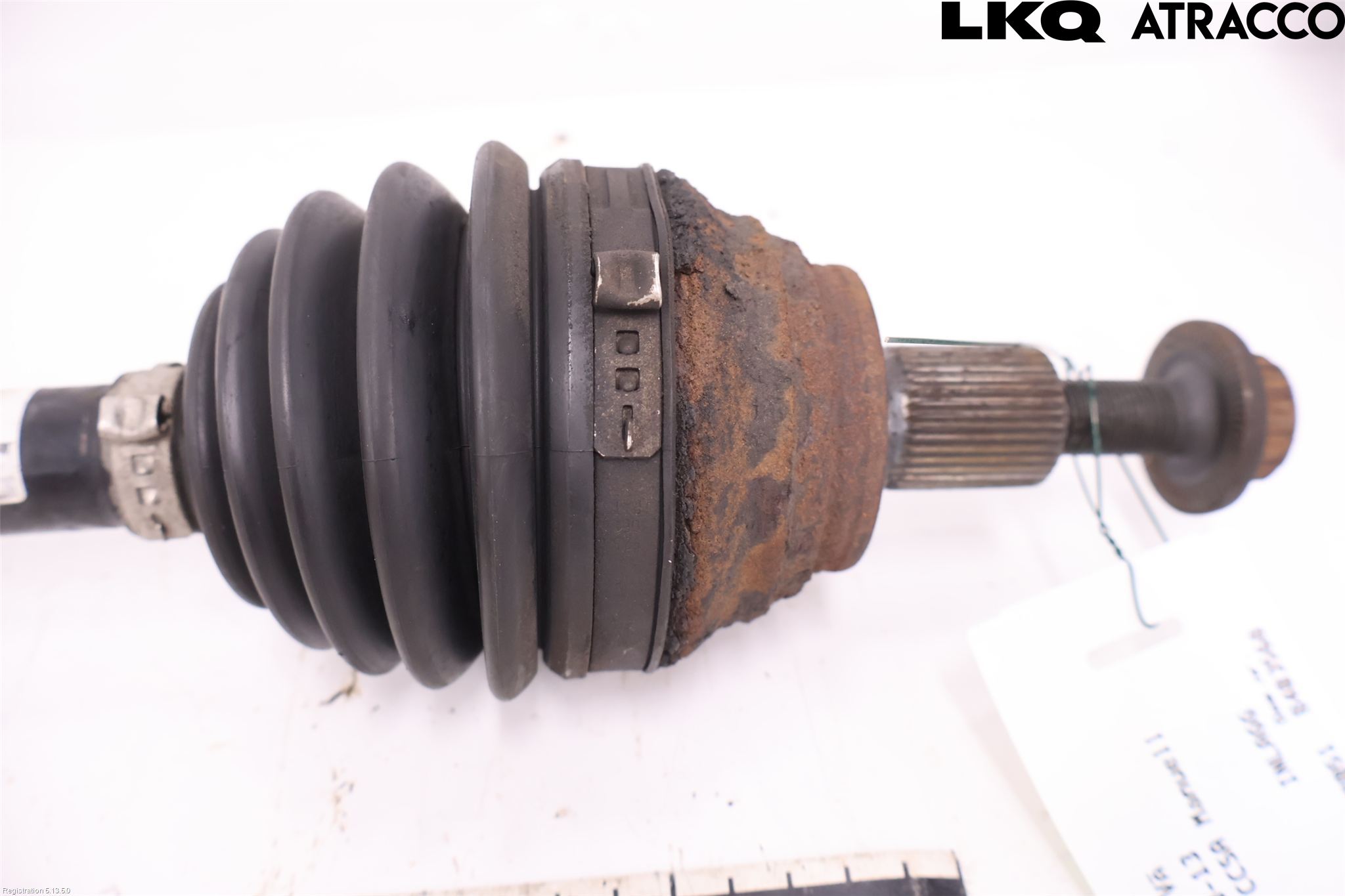 Volkswagen VW GOLF VI 09-13 Drivaxel Fram Vänster