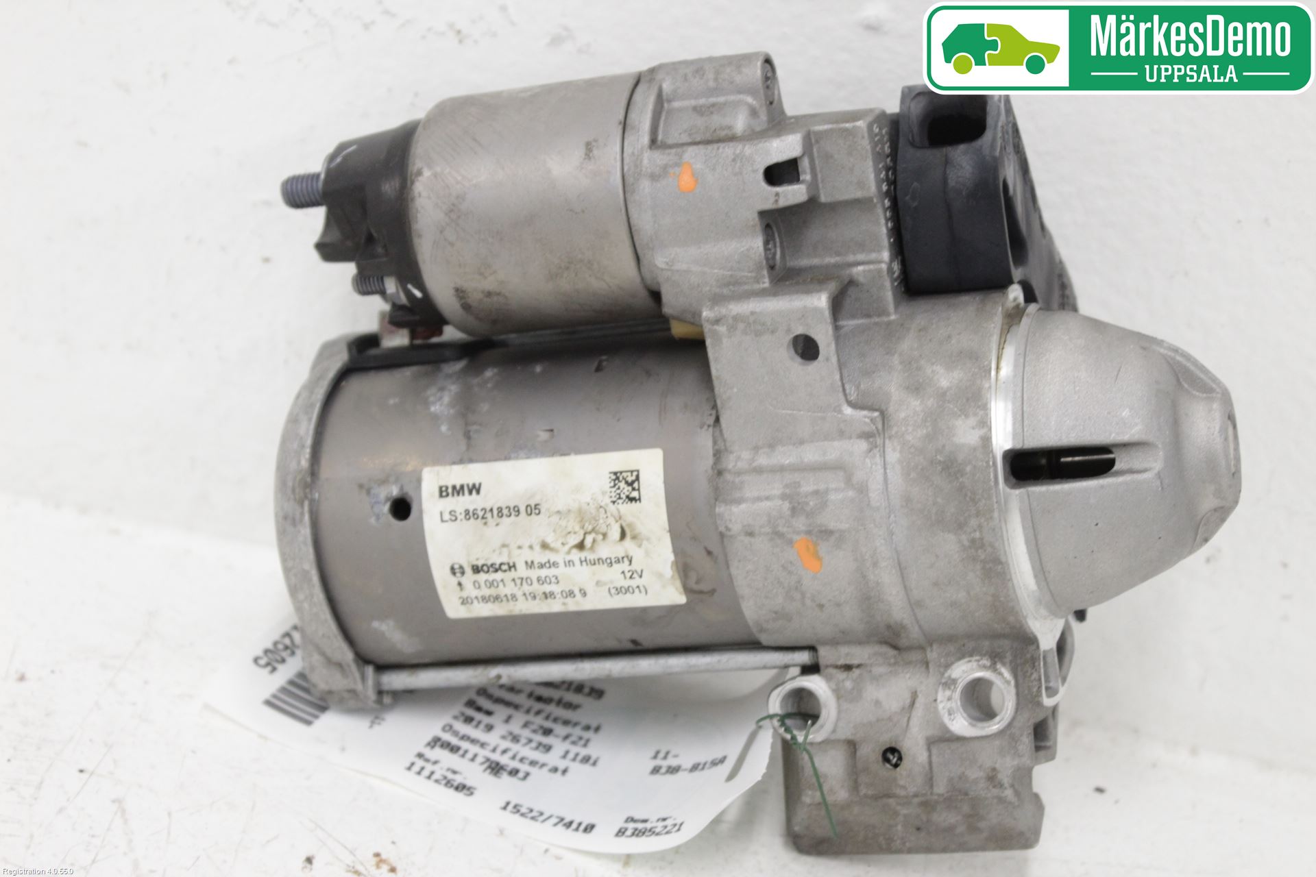 BMW 1 F20/F21 11-19 Startmotor