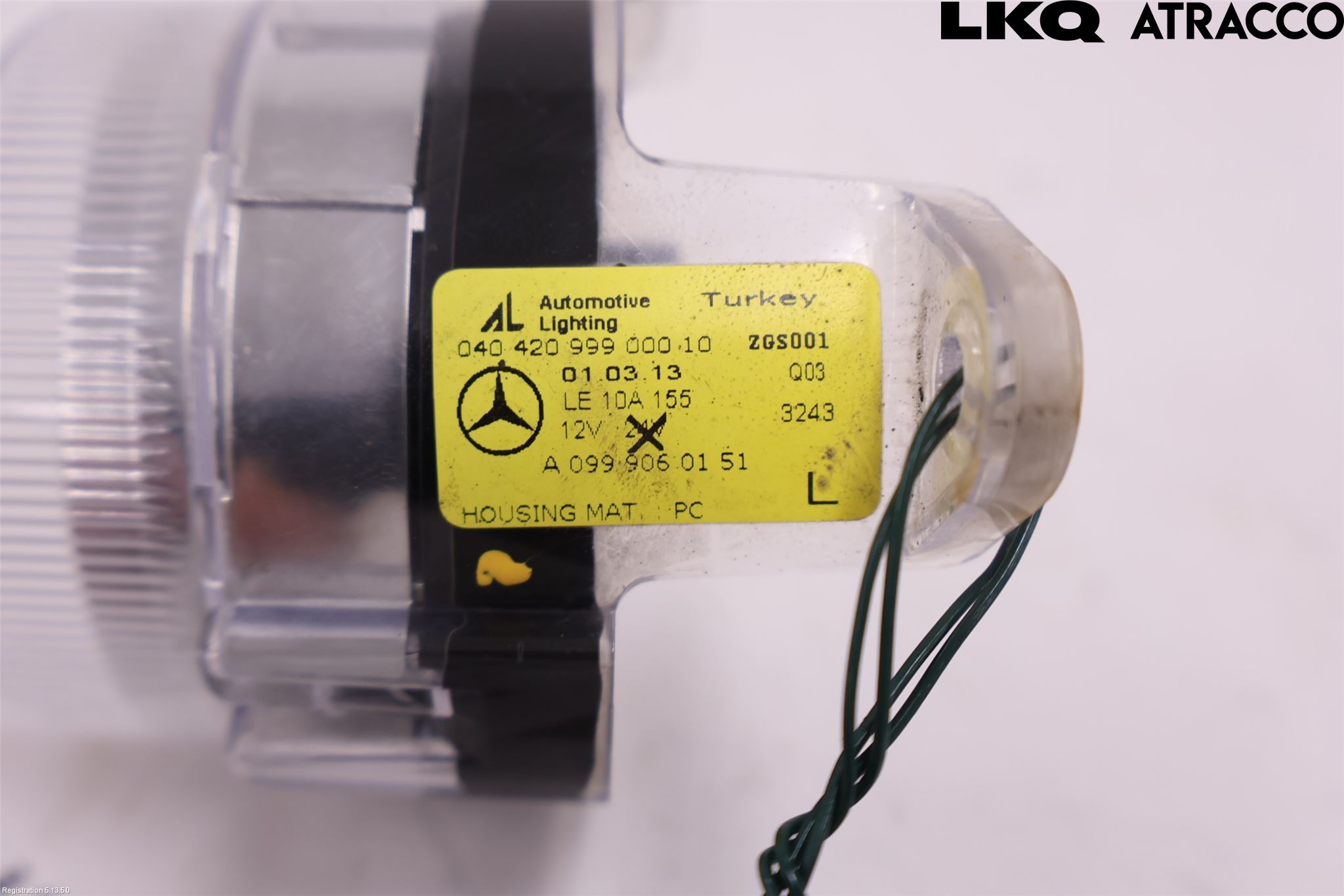 Mercedes-Benz MB B-KLASS (W246/W242) 12-19 Dimljus-Varselljus Fram