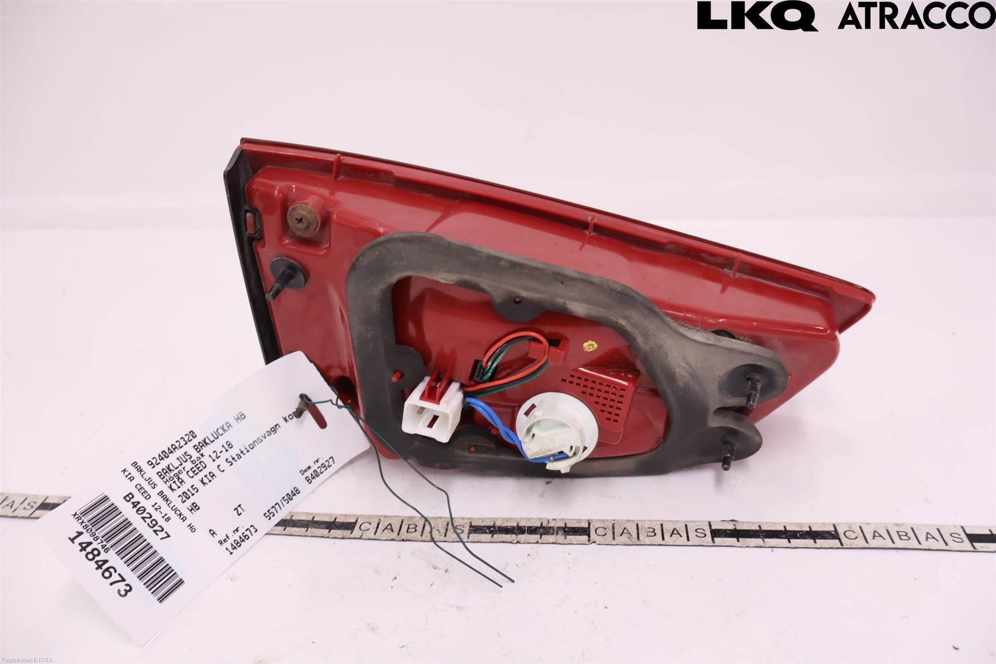 Kia CEED 12-18 Bakljus Lucka Hö