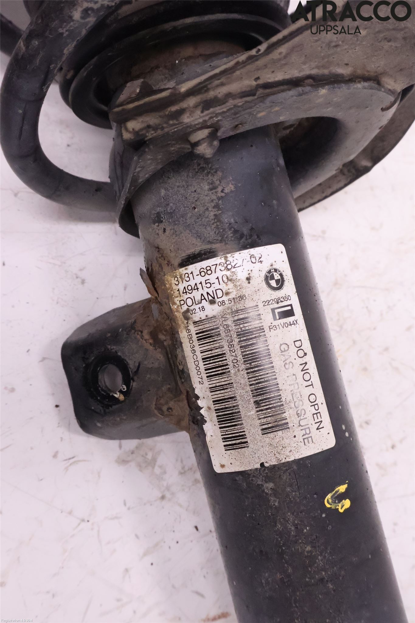 BMW 3 F30/F31/F80 12-19 Fjäderben Fram Vänster