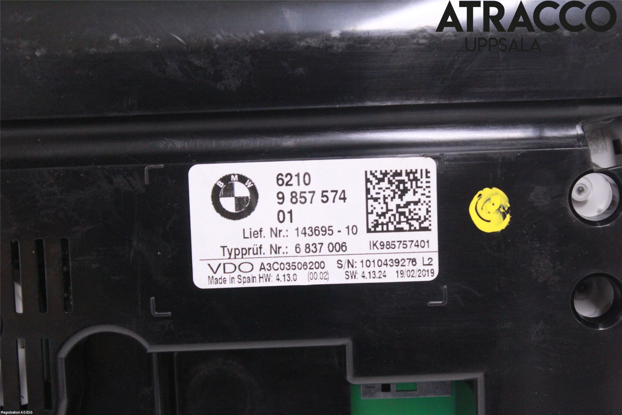 BMW 1 F20/F21 11-19 Instrument Hast