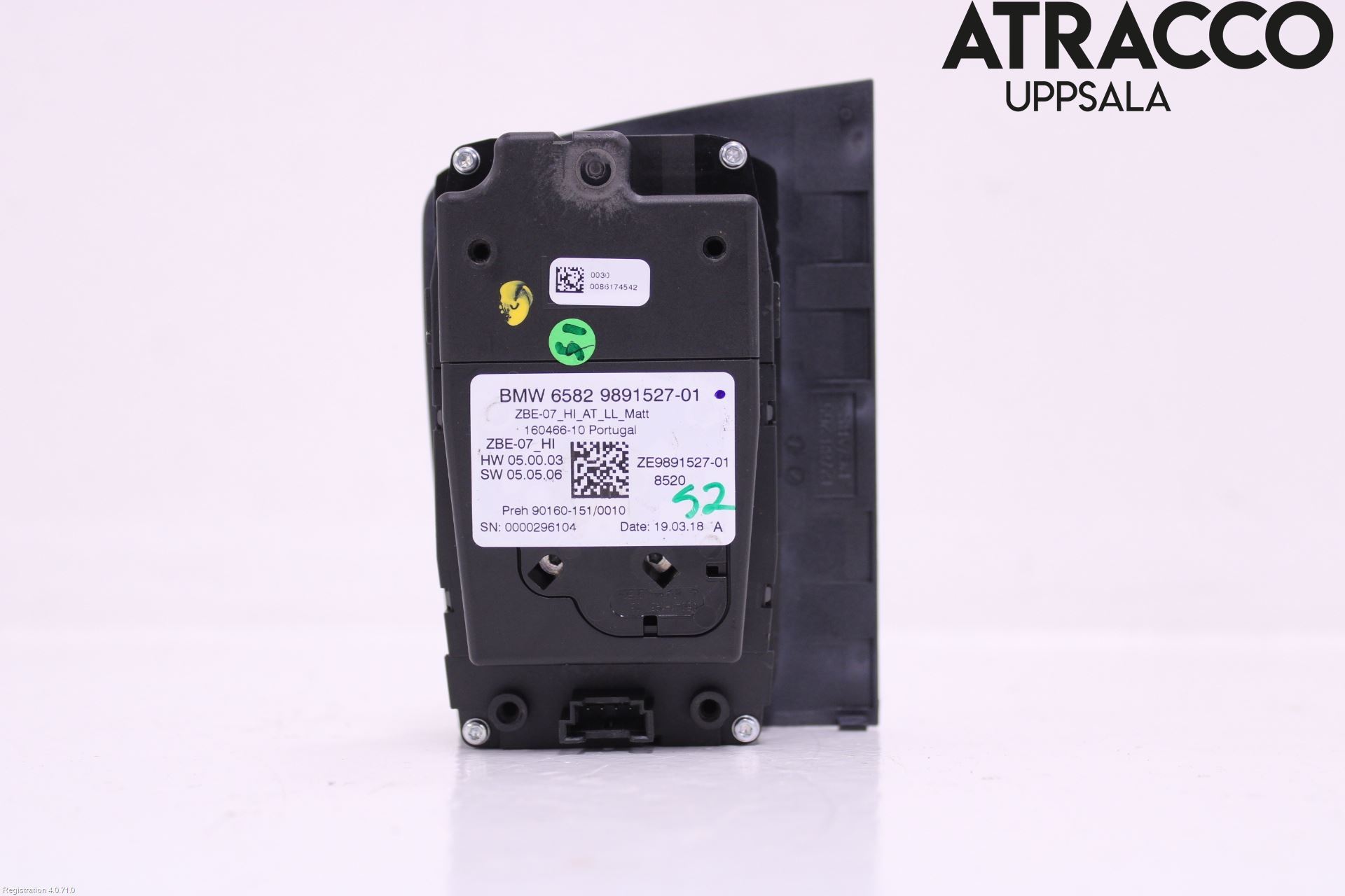 BMW 3 G20/G21/G80/G81 19- Strömställare Färddator