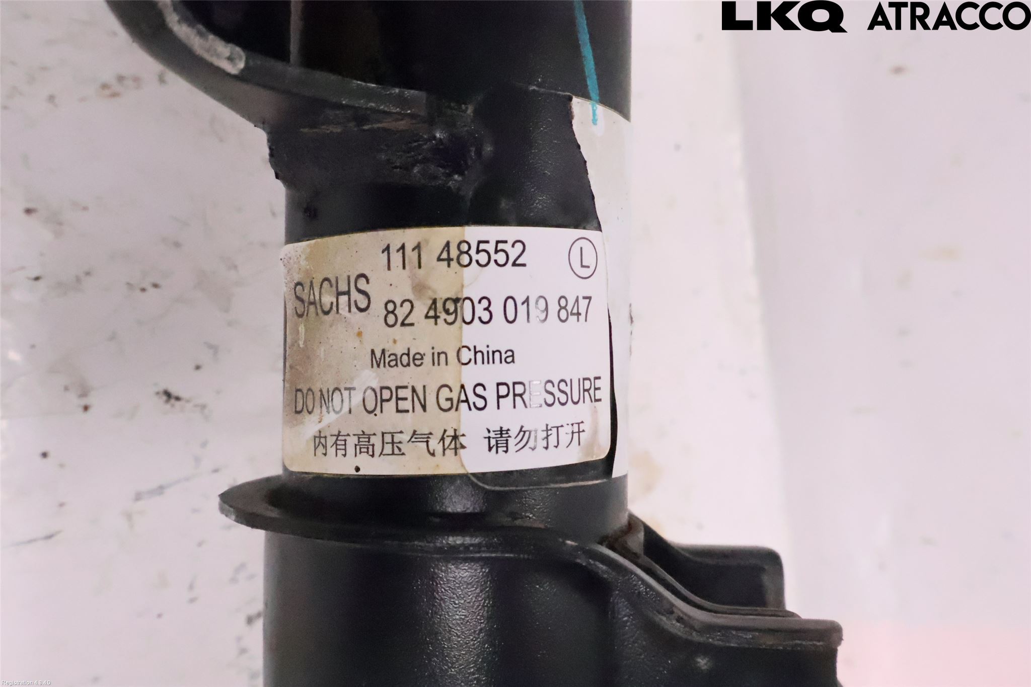 MG ZS EV 20- Fjäderben Fram Vänster