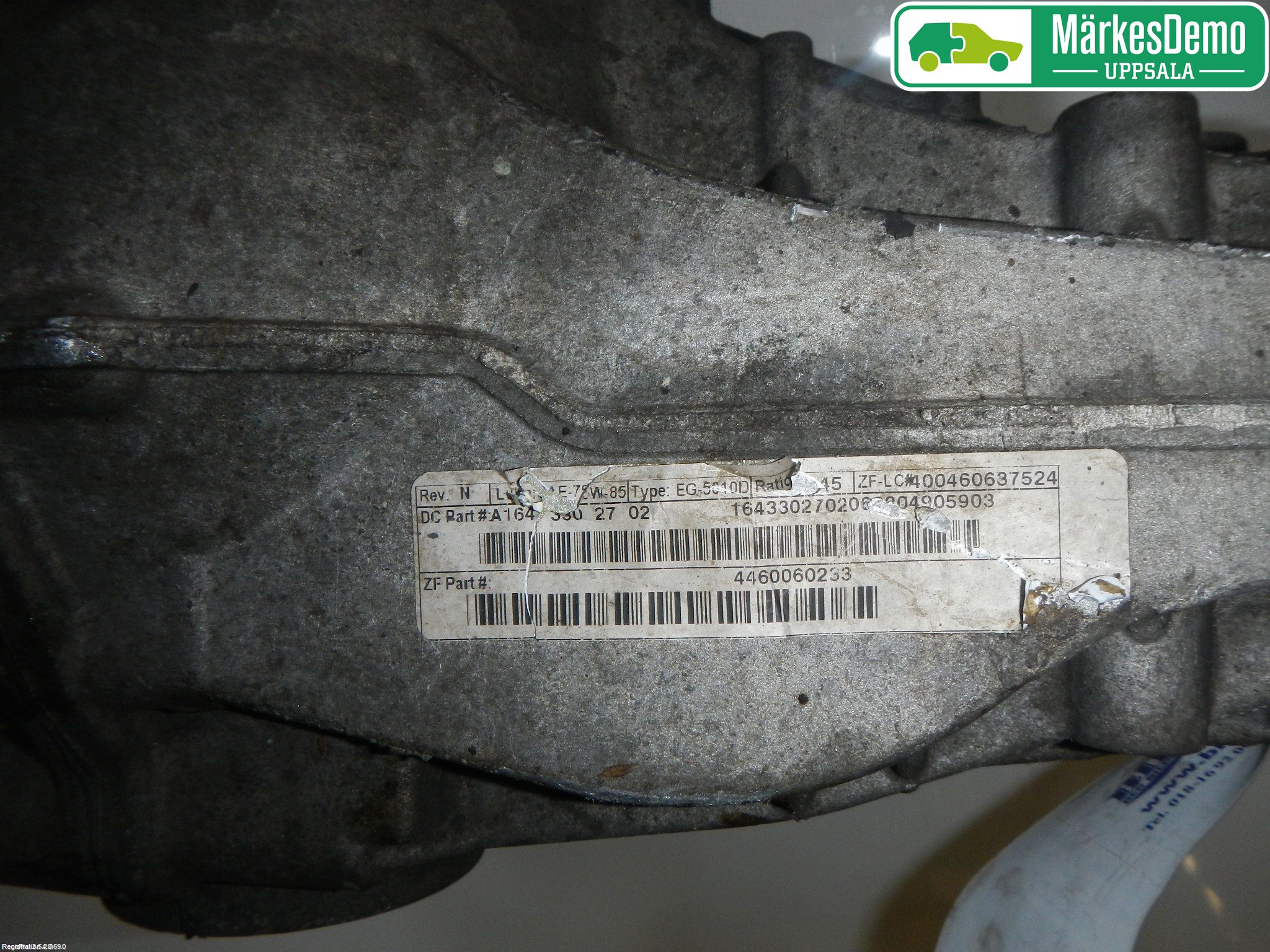Mercedes-Benz MB ML (W164) 05-11 Framvagn Diffrential