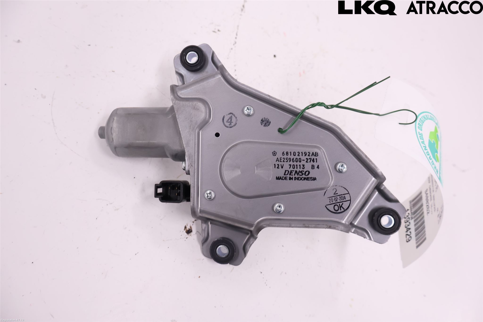 Jeep CHEROKEE Torkarmotor Baklucka