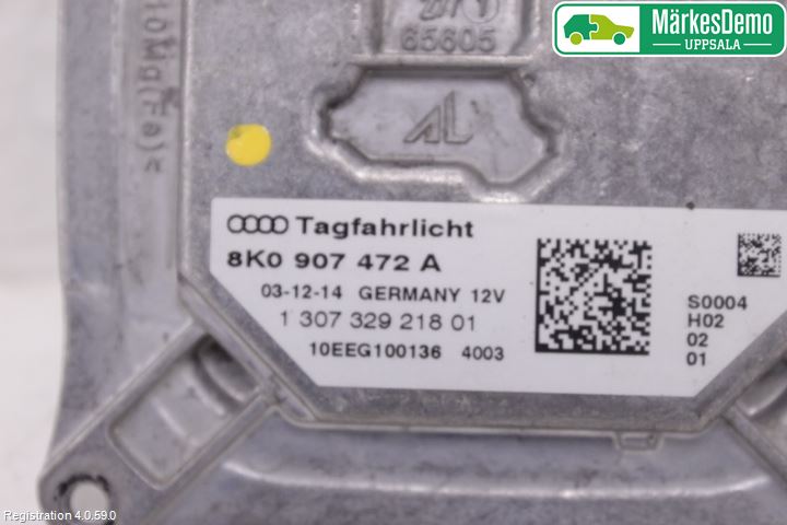 Audi A4/S4 08-11 Styrenhet Strålkastare