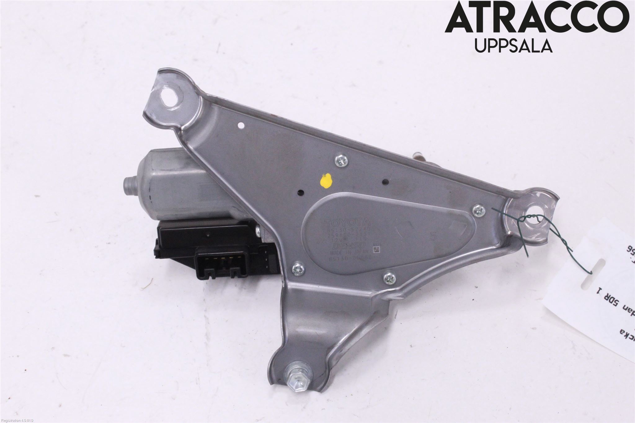 Toyota YARIS XP130 12-14 Torkarmotor Baklucka