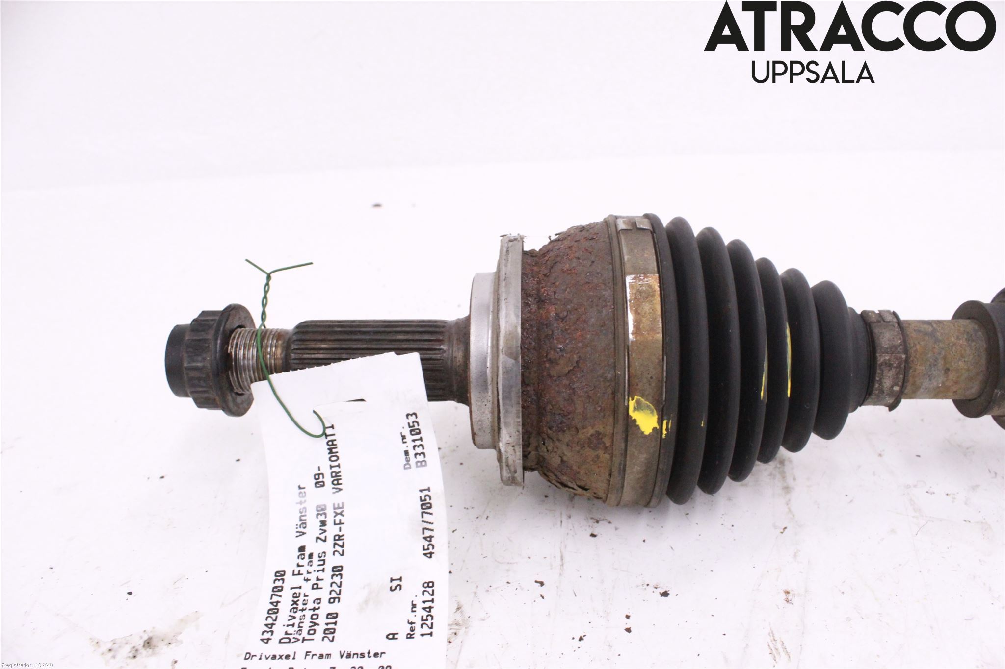 Toyota PRIUS ZVW30 09-20 Drivaxel Fram Vänster