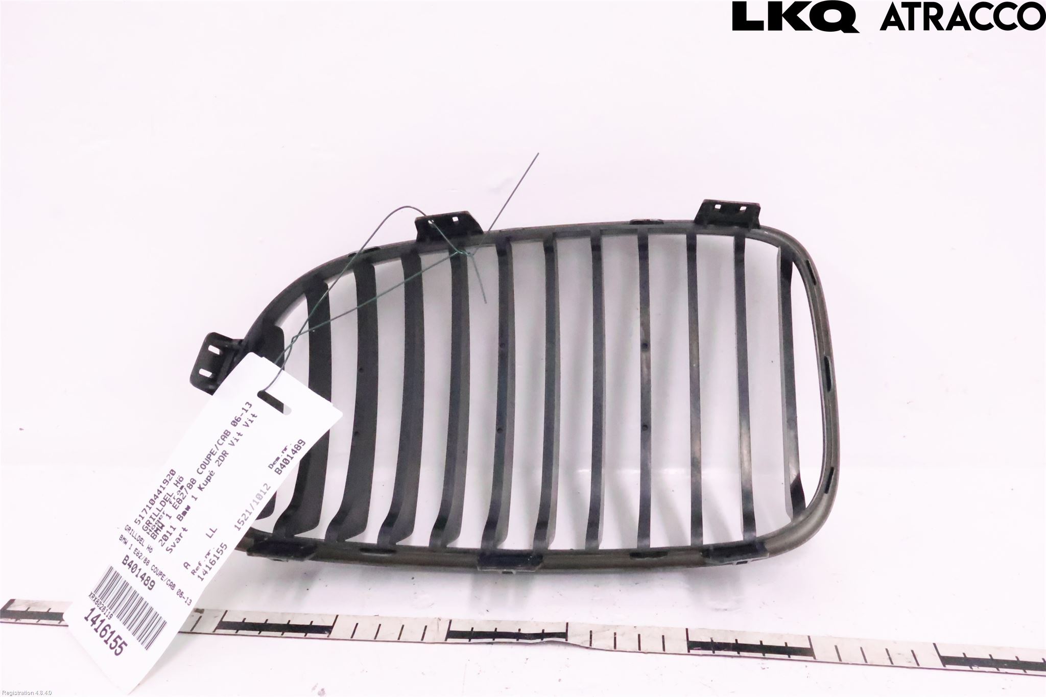 BMW 1 E82/88 Coupé/Cab 06-13 Grilldel Höger