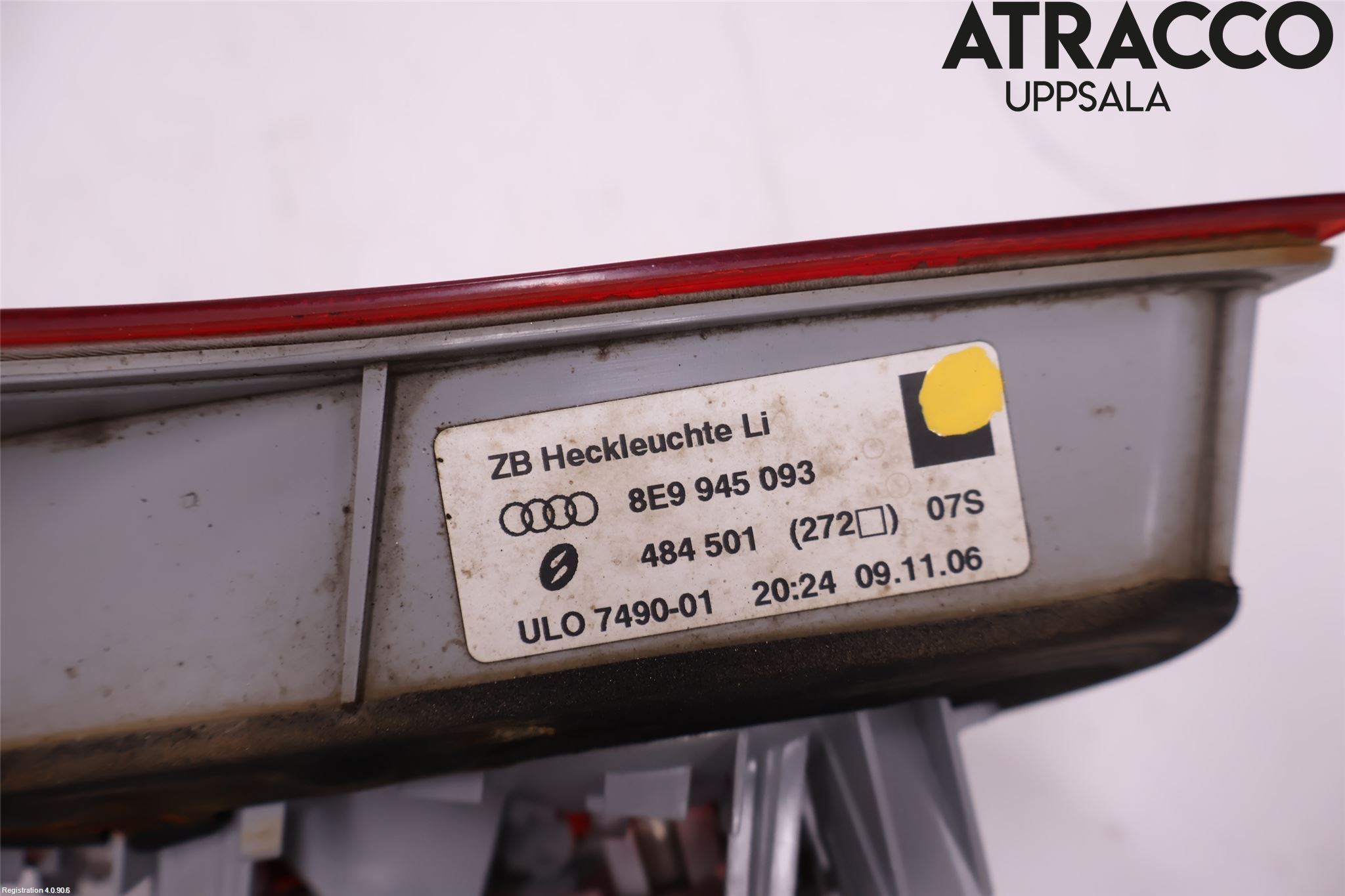 Audi A4/S4 05-07 Bakljus Lucka Vä