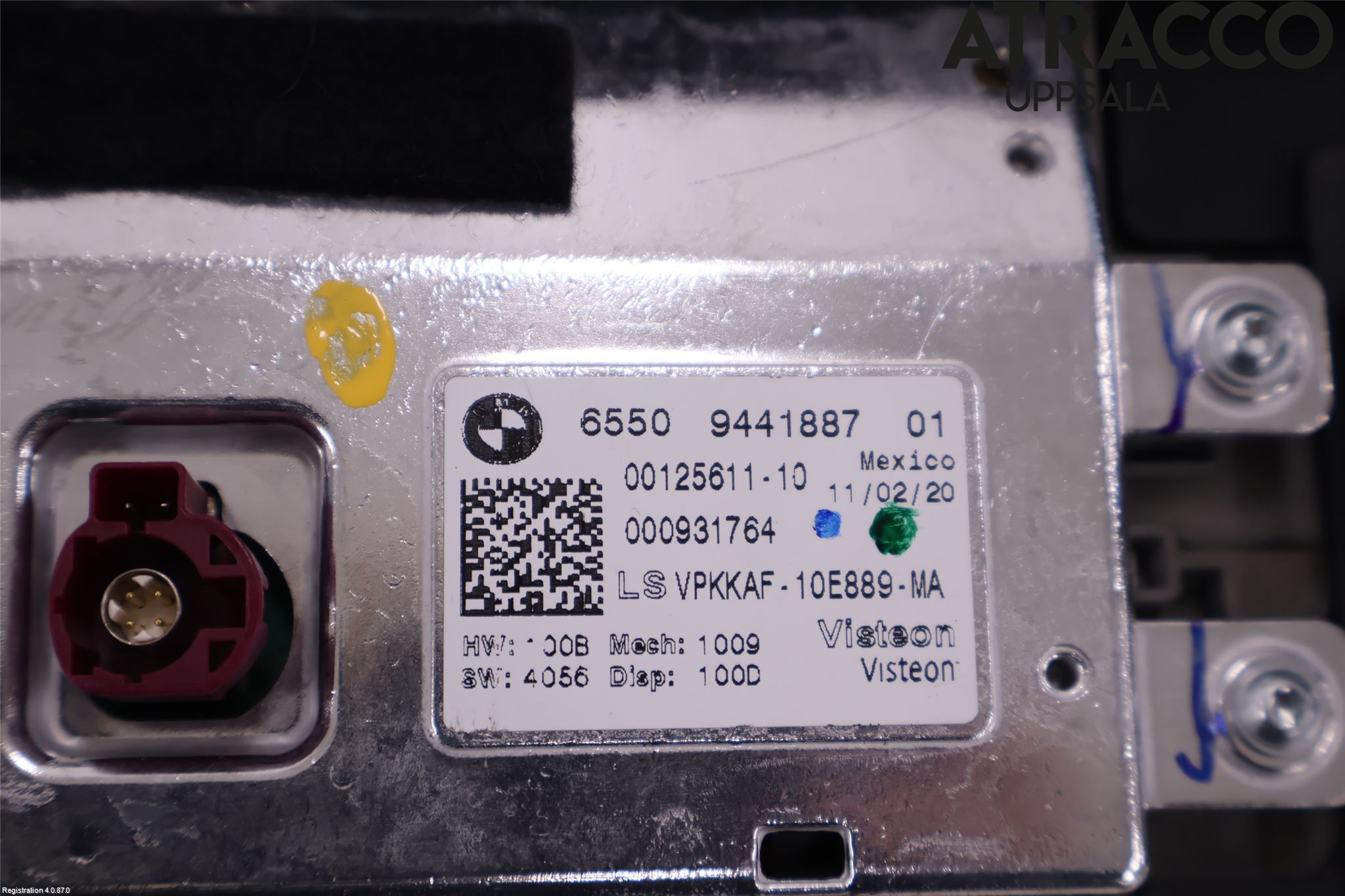 BMW 3 G20/G21/G80/G81 19- Bildskärm