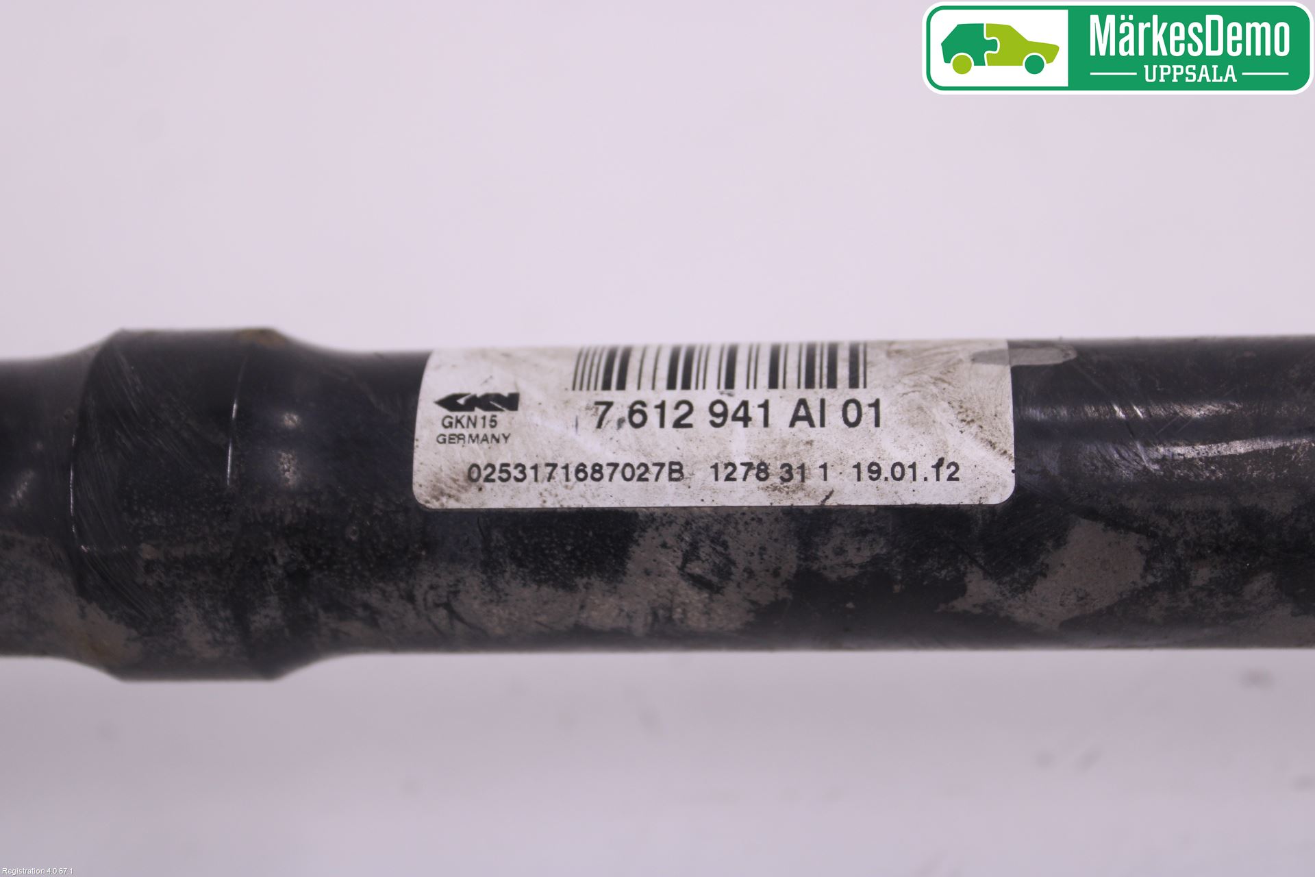 BMW 5 F10/F11/F18 09-17 Drivaxel Bak Vänster
