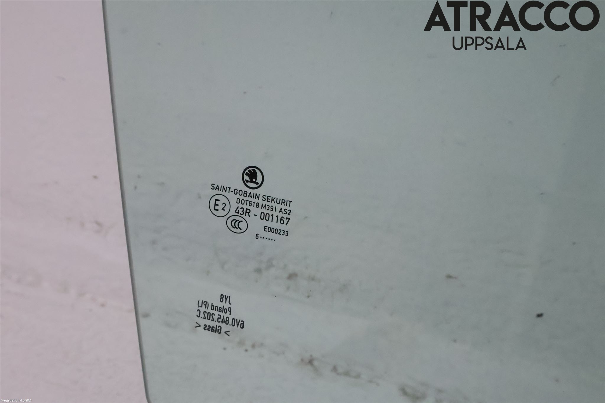 Skoda FABIA 15-21 Dörruta Fram Höger