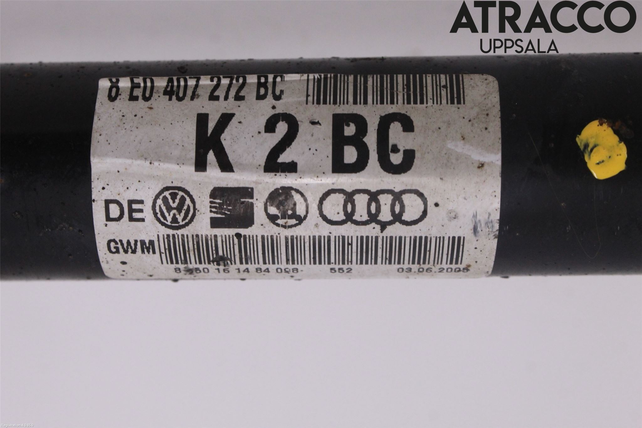 Audi A4/S4 05-07 Drivaxel Fram Höger