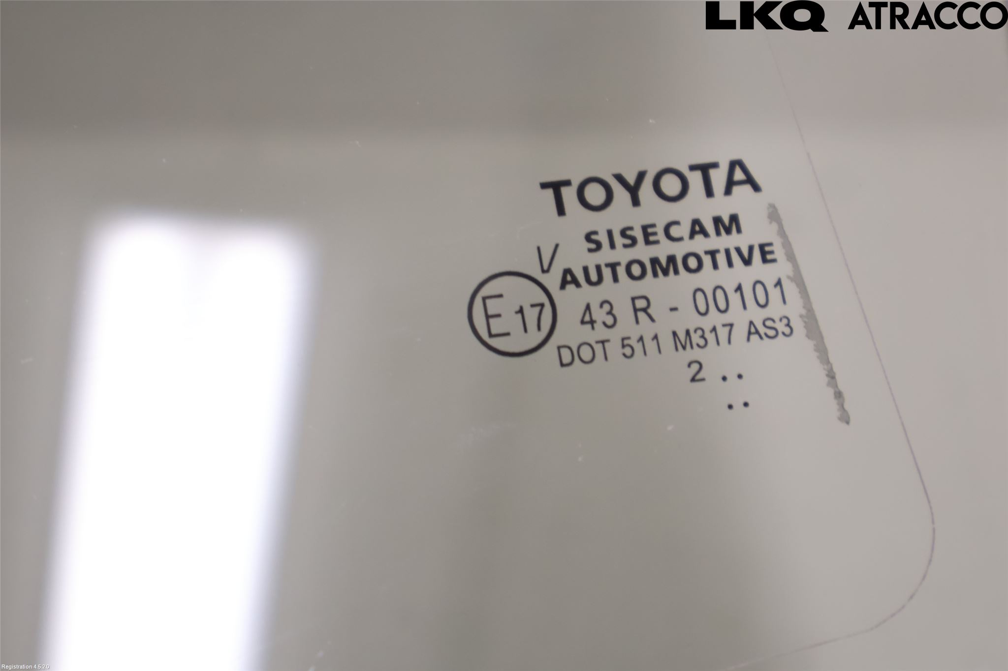 Toyota C-HR 16-23 Dörruta Bak Vänster