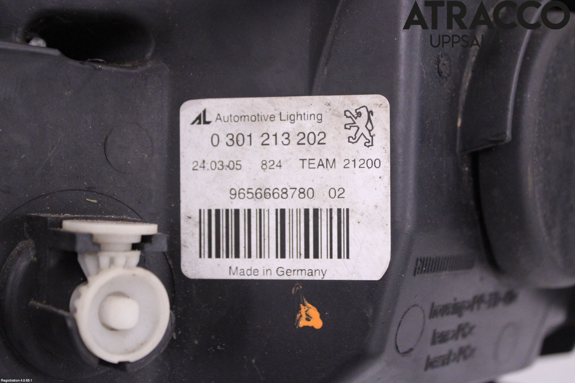 Peugeot 407 Strålkastare Höger