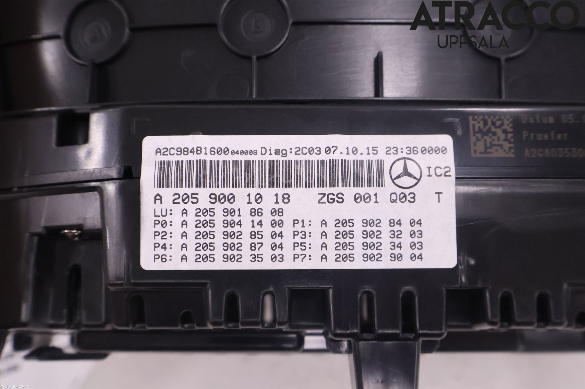 Mercedes-Benz MB C-KLASS (W205) 14-21 Instrument Komb